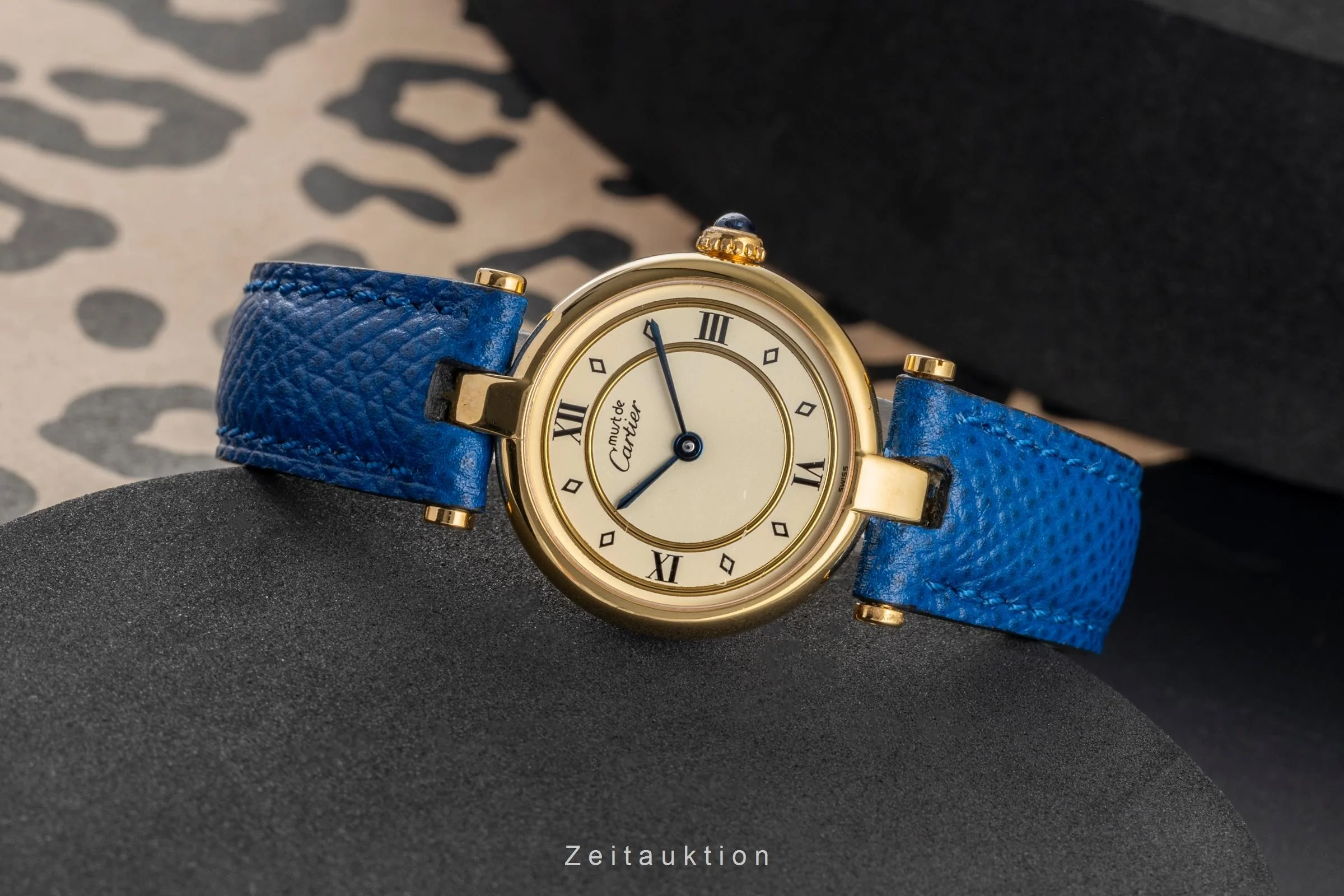 Cartier Vendome silver-gilt quartz women's watch 590004  [2504011] - Image 3