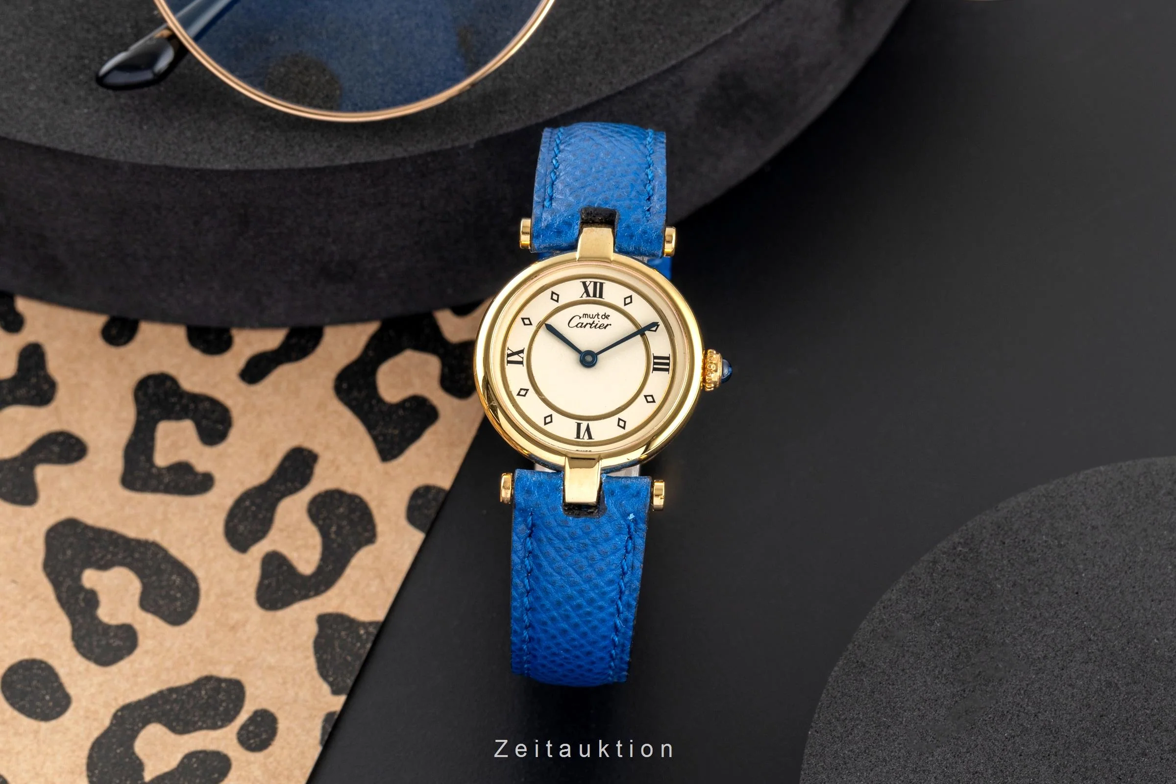 Cartier Vendome silver-gilt quartz women's watch 590004  [2504011] - Image 4