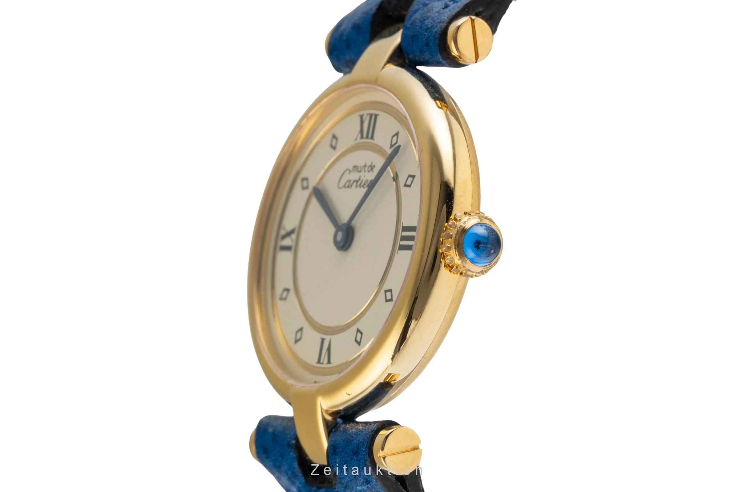 Cartier Vendome silver-gilt quartz women's watch 590004  [2504011] - Image 7