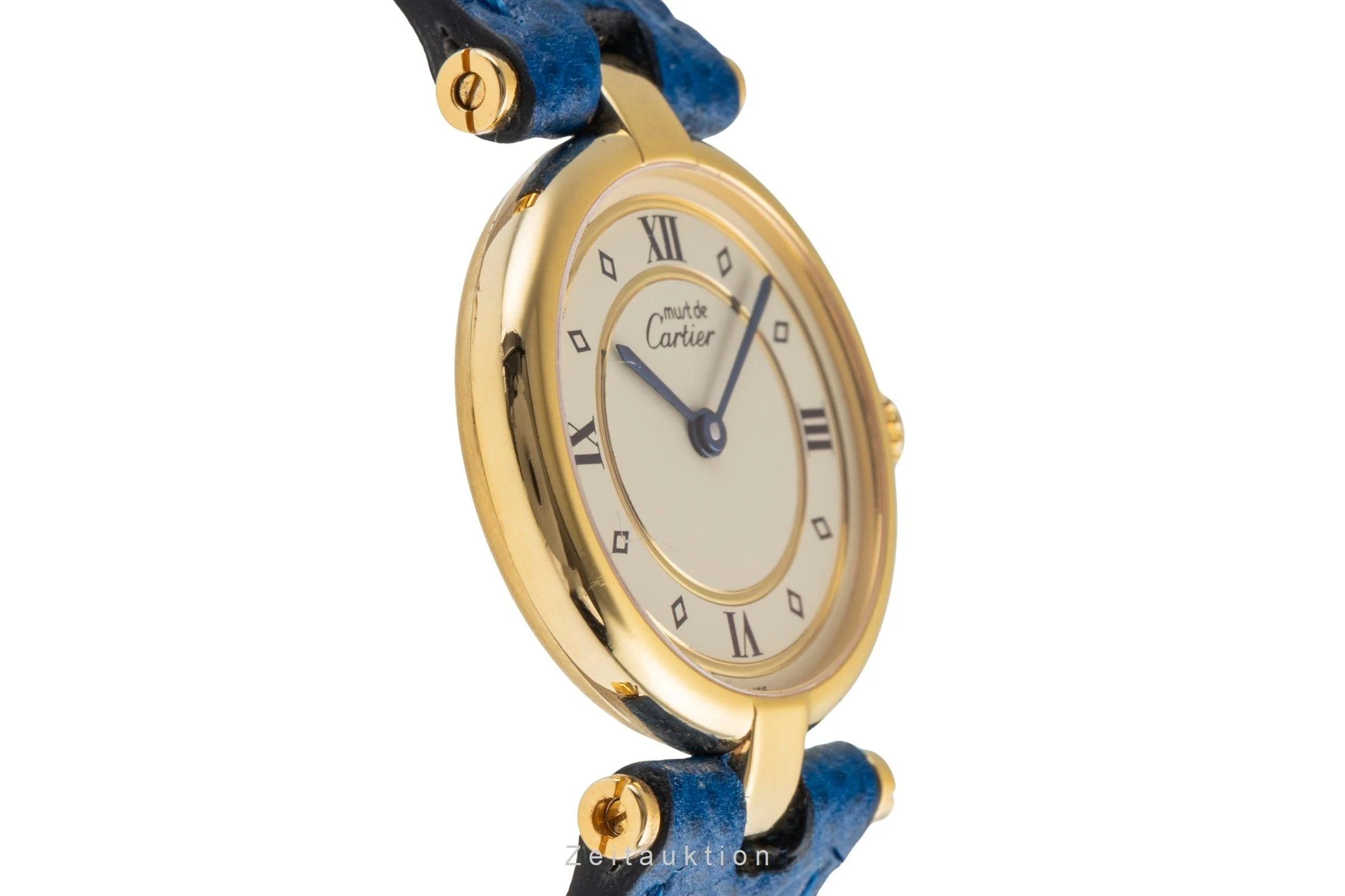Cartier Vendome silver-gilt quartz women's watch 590004  [2504011] - Image 8