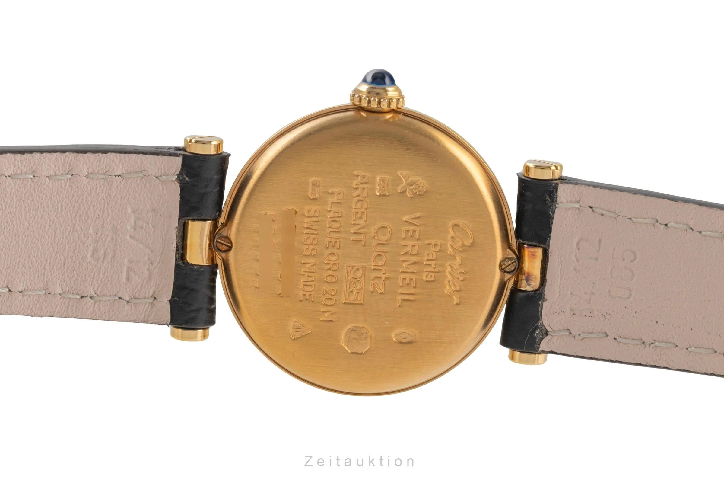 Cartier Vendome silver-gilt quartz women's watch 590004  [2504520] - Image 11