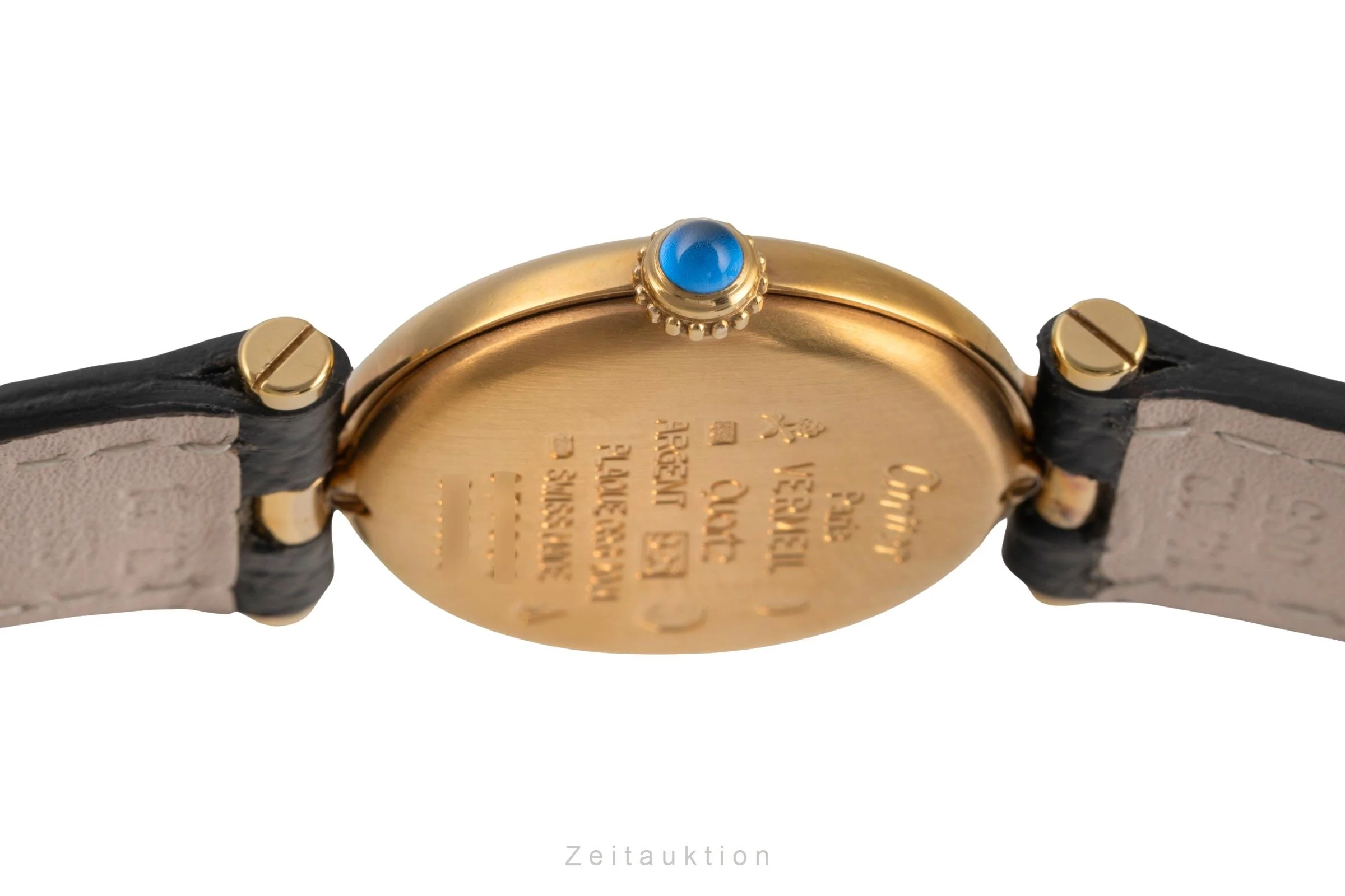 Cartier Vendome silver-gilt quartz women's watch 590004  [2504520] - Image 12