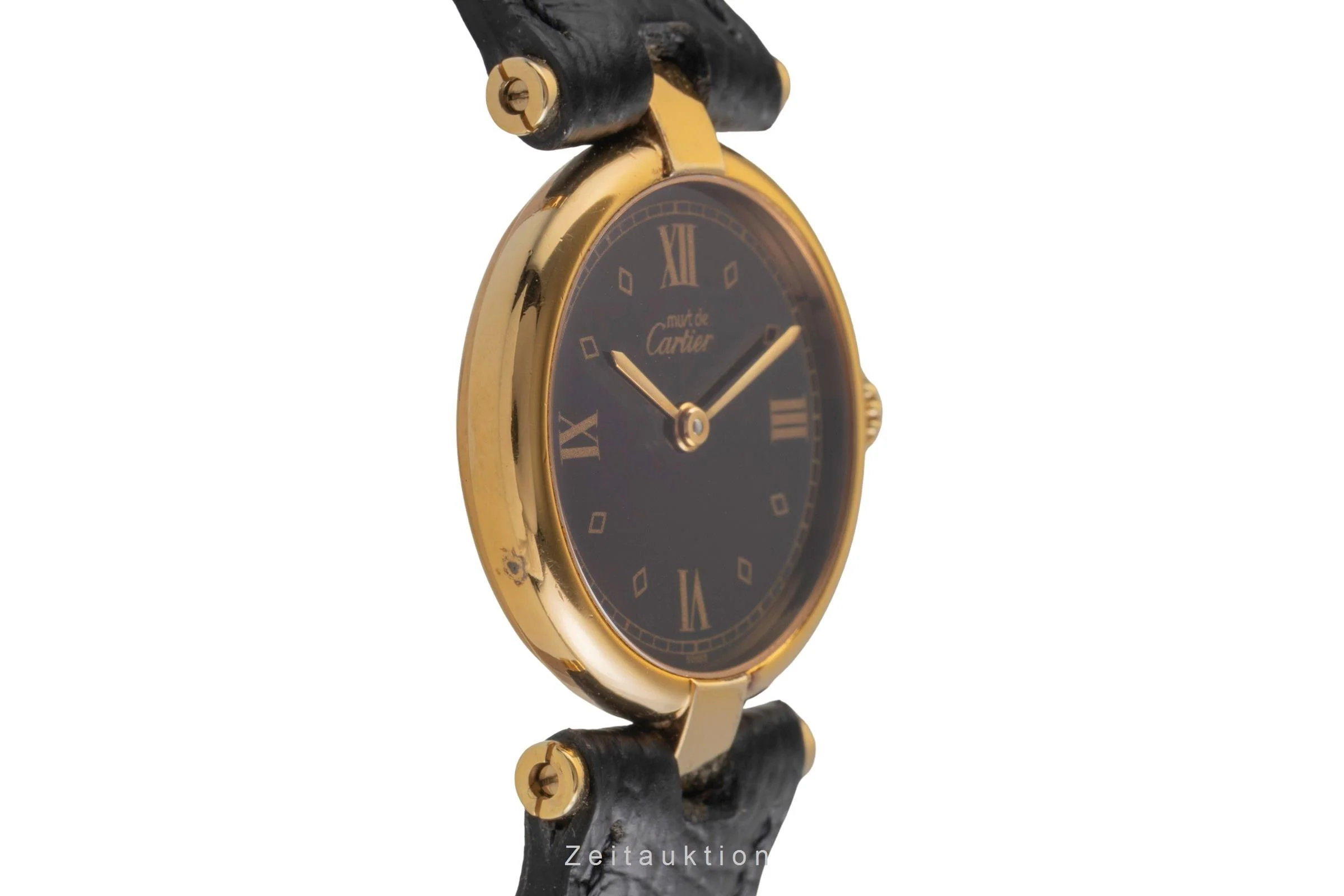 Cartier Vendome silver-gilt quartz women's watch 590004  [2504520] - Image 8