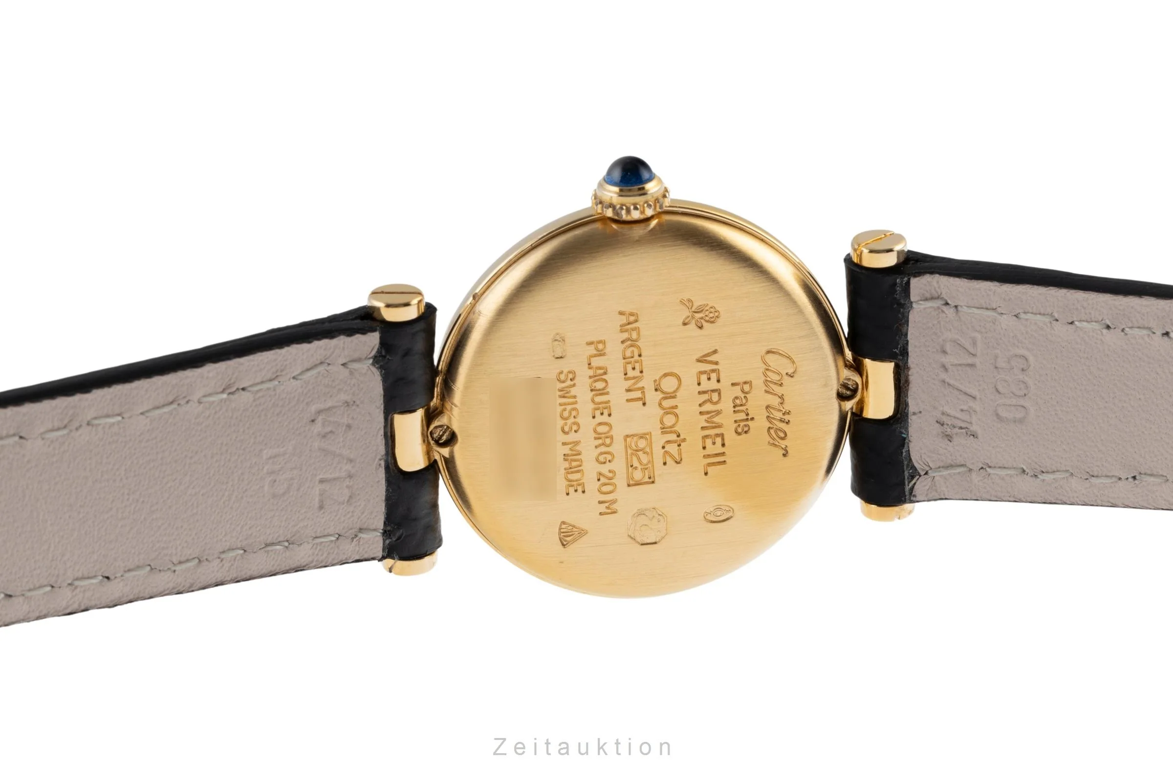 Cartier Vendome silver-gilt quartz women's watch 590004, GGC98000  [2503956] - Image 11