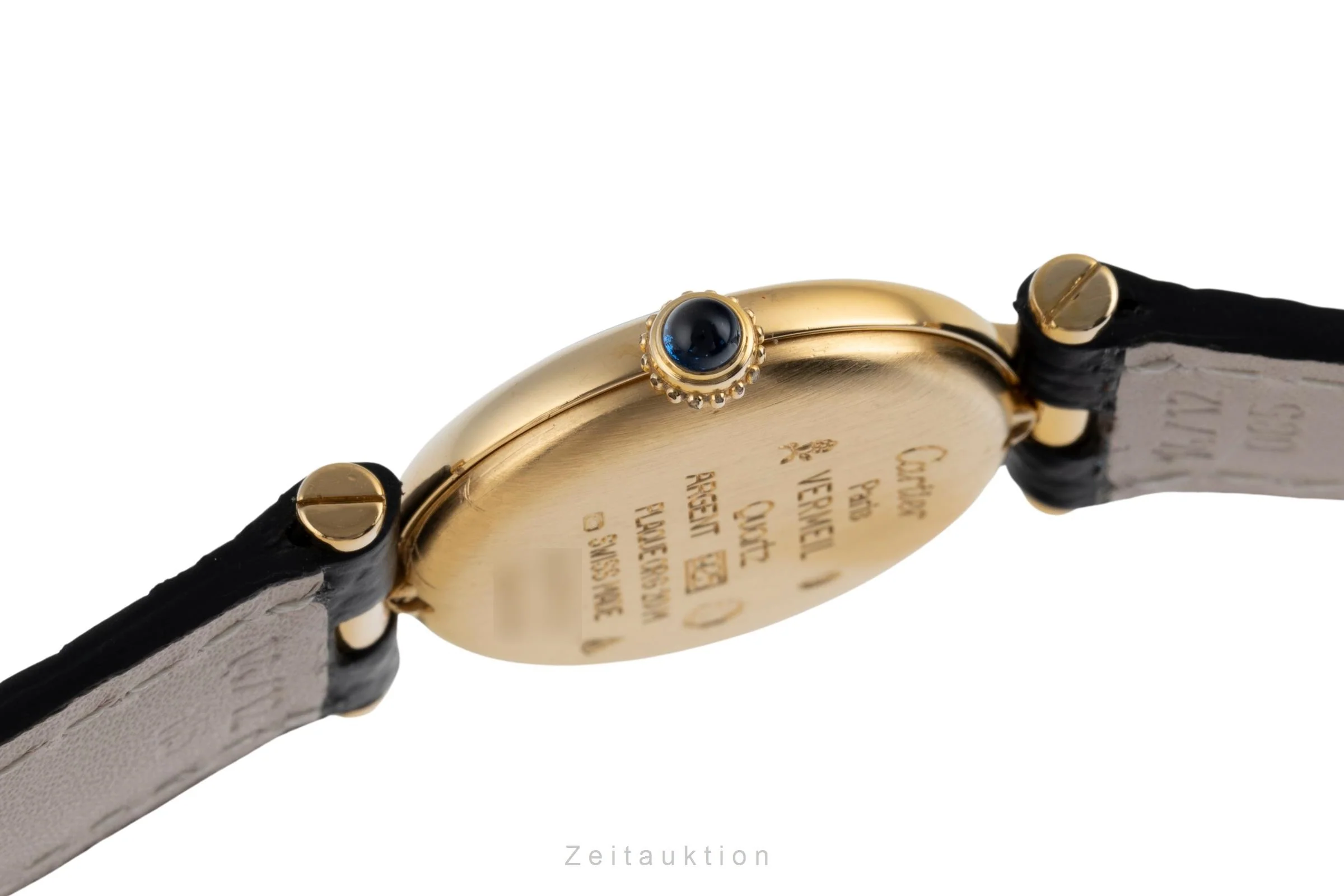 Cartier Vendome silver-gilt quartz women's watch 590004, GGC98000  [2503956] - Image 12