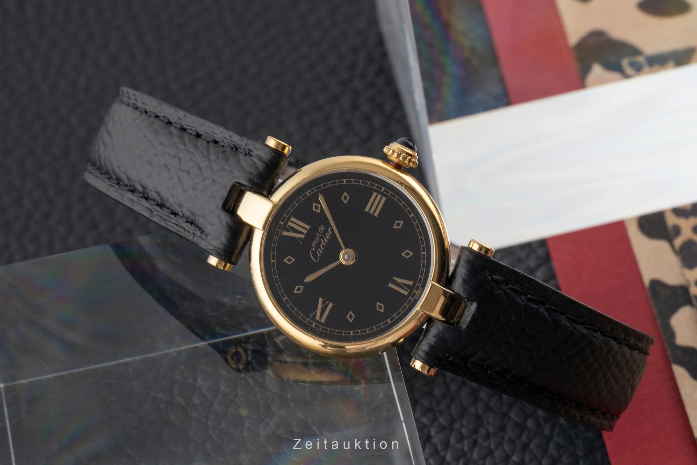 Cartier Vendome silver-gilt quartz women's watch 590004, GGC98000  [2503956] - Image 3