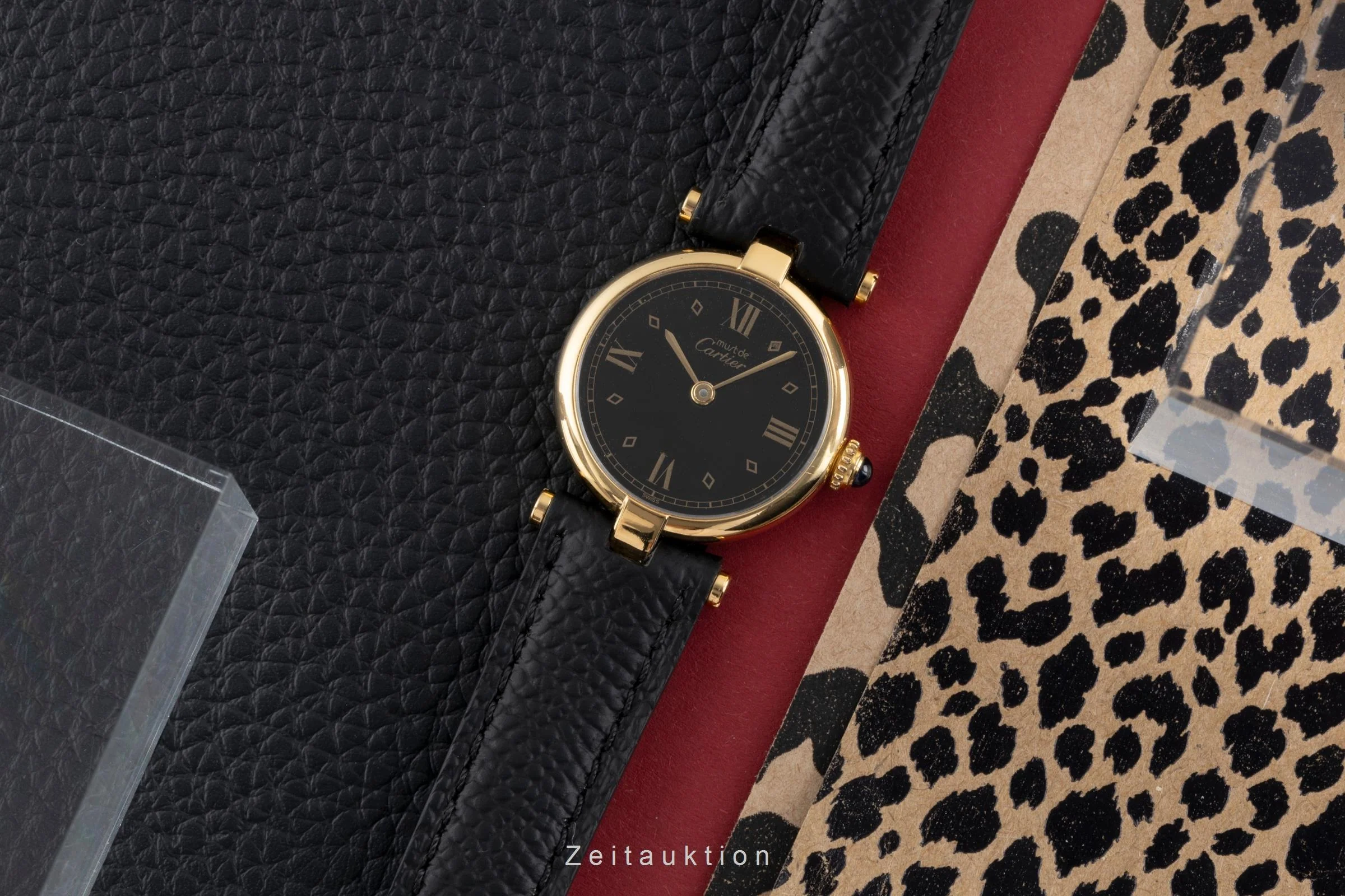 Cartier Vendome silver-gilt quartz women's watch 590004, GGC98000  [2503956] - Image 4