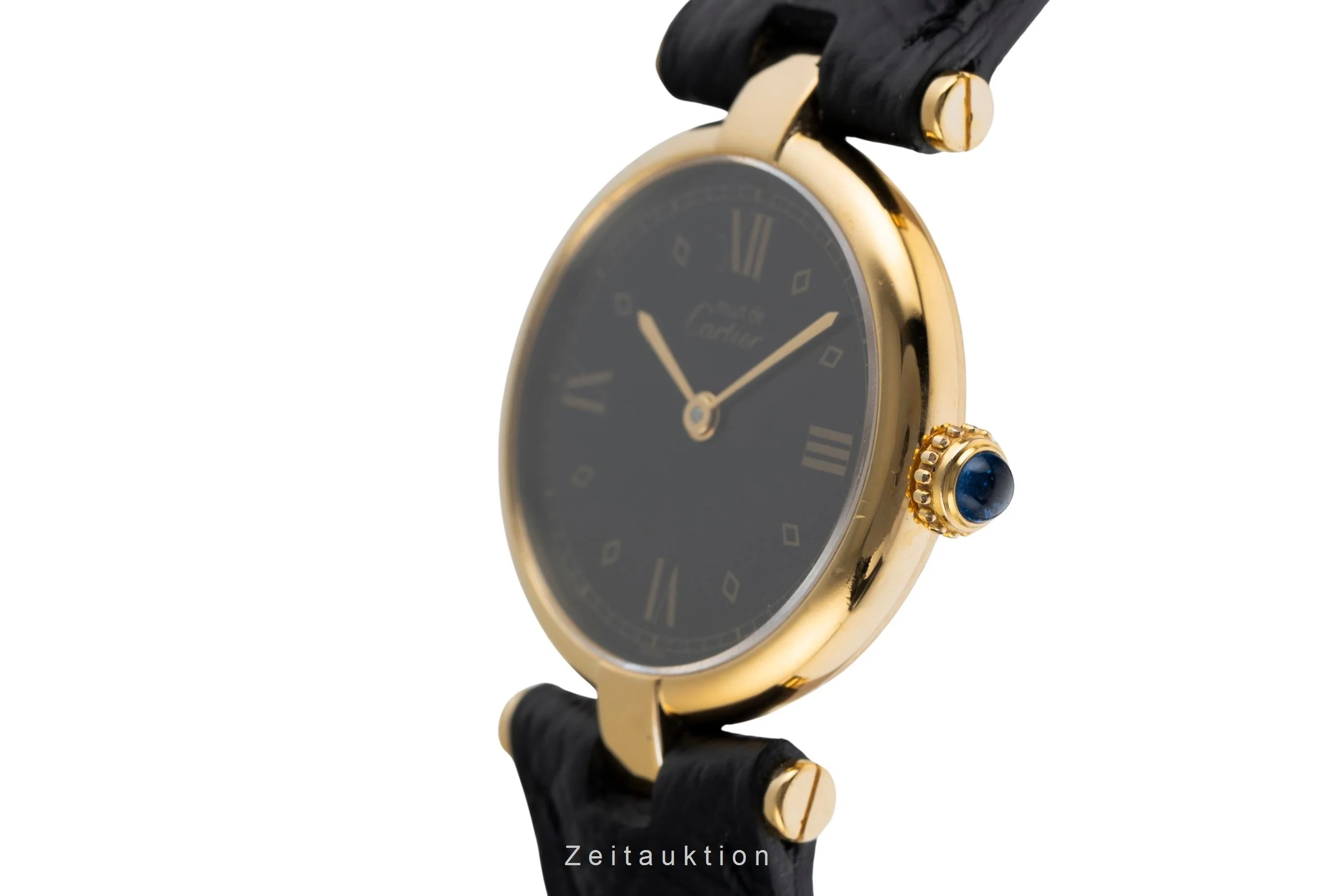Cartier Vendome silver-gilt quartz women's watch 590004, GGC98000  [2503956] - Image 7