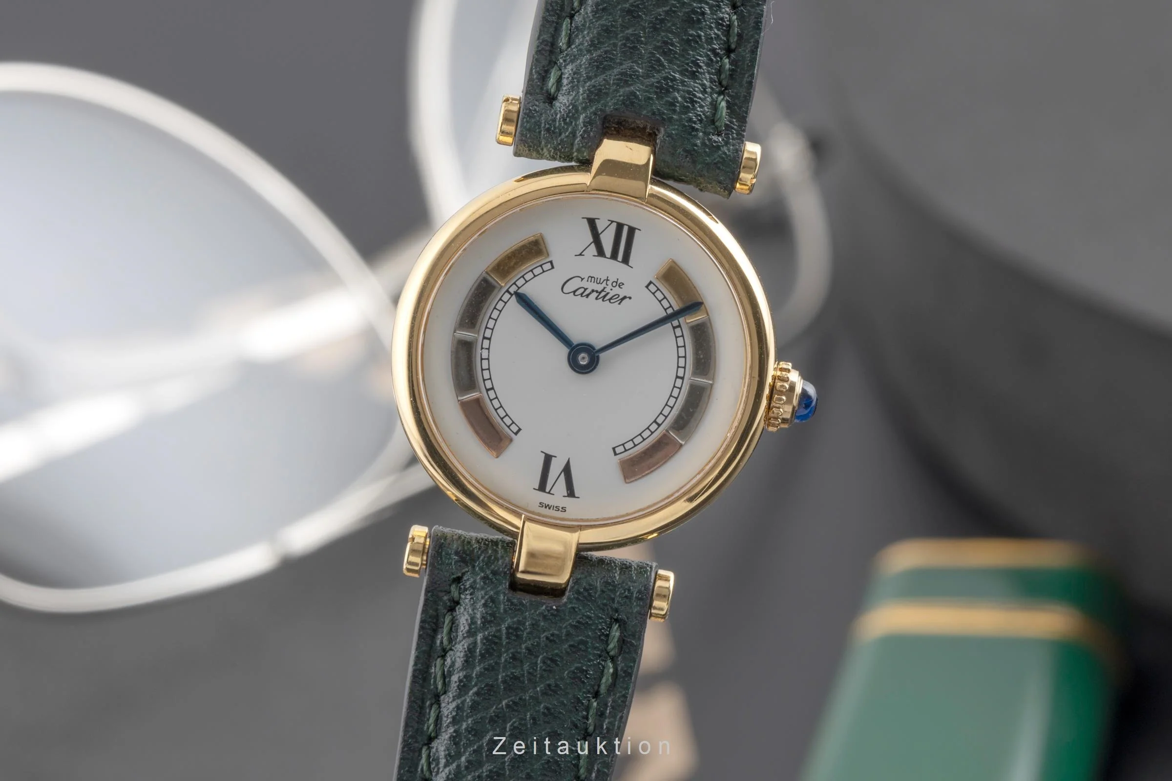 Cartier Vendome silver-gilt quartz women's watch 590004, W1006554  [2504059] - Image 2