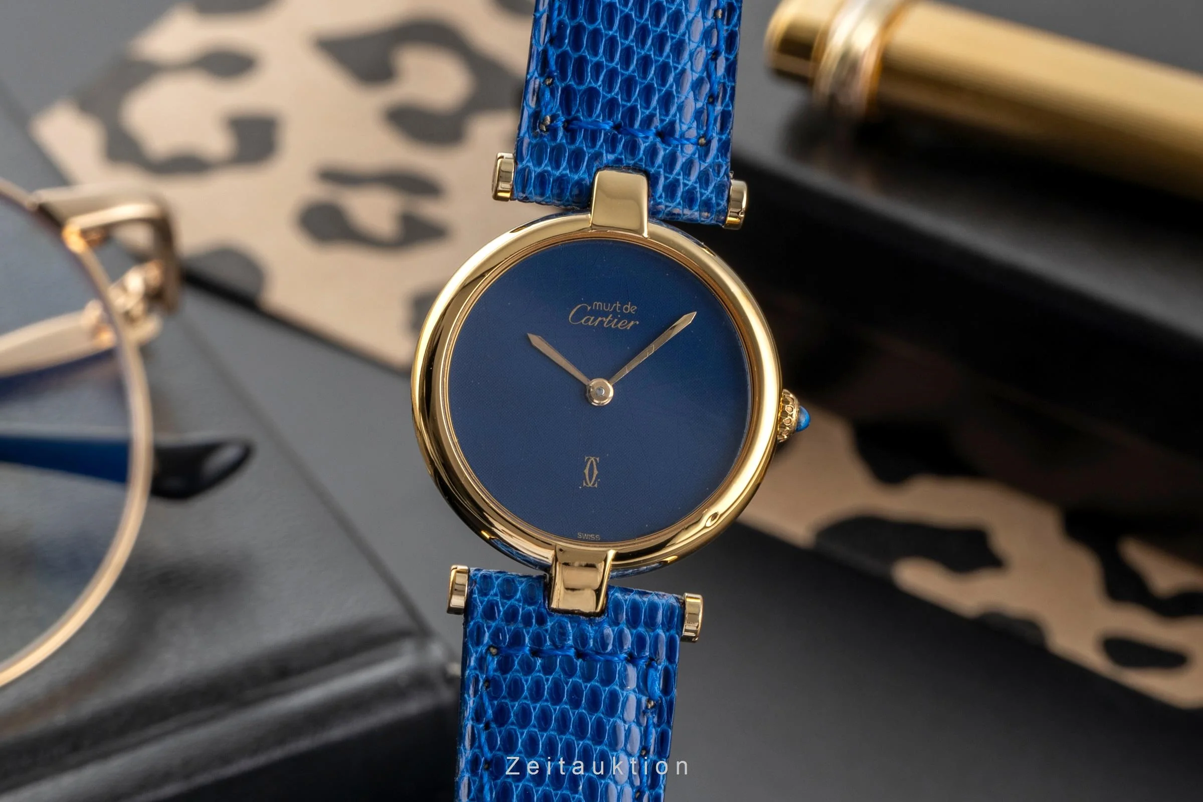 Cartier Vendome silver-gilt quartz women's watch 84977413  [2503772] - Image 2