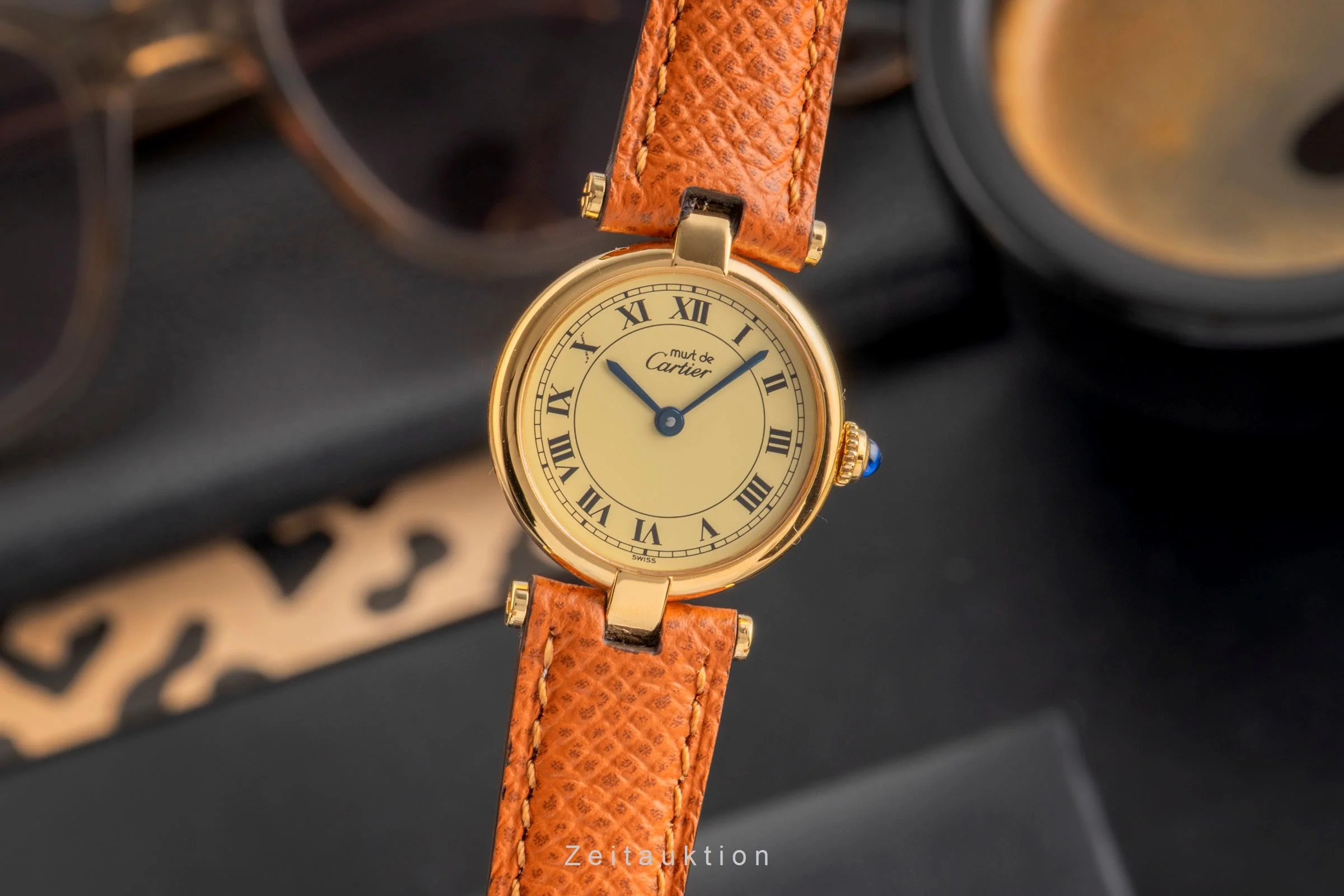 Cartier Vendome silver-gilt quartz women's watch 84978213  [2503726] - Image 2