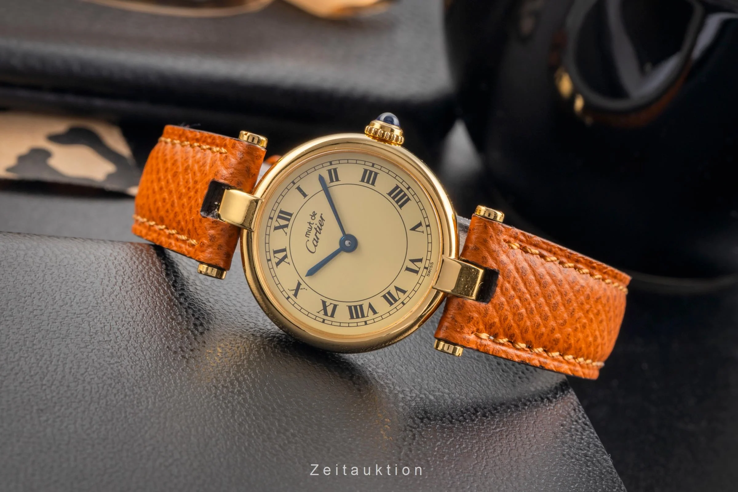 Cartier Vendome silver-gilt quartz women's watch 84978213  [2503726] - Image 3