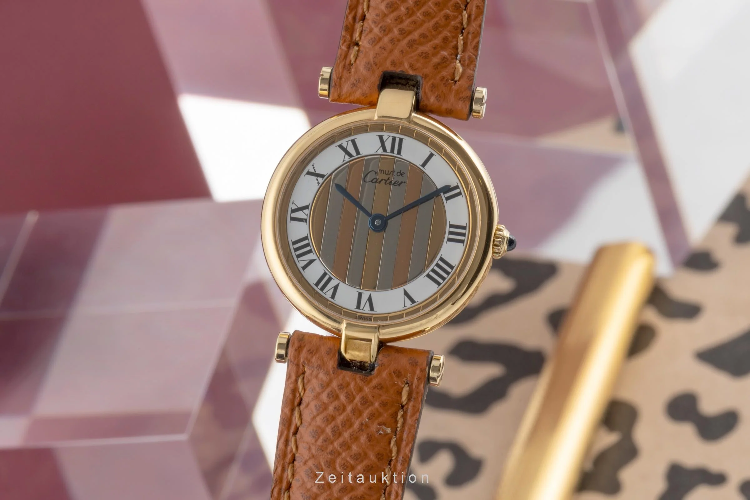 Cartier Vendome silver-gilt quartz women's watch 84978213  [2503759] - Image 2