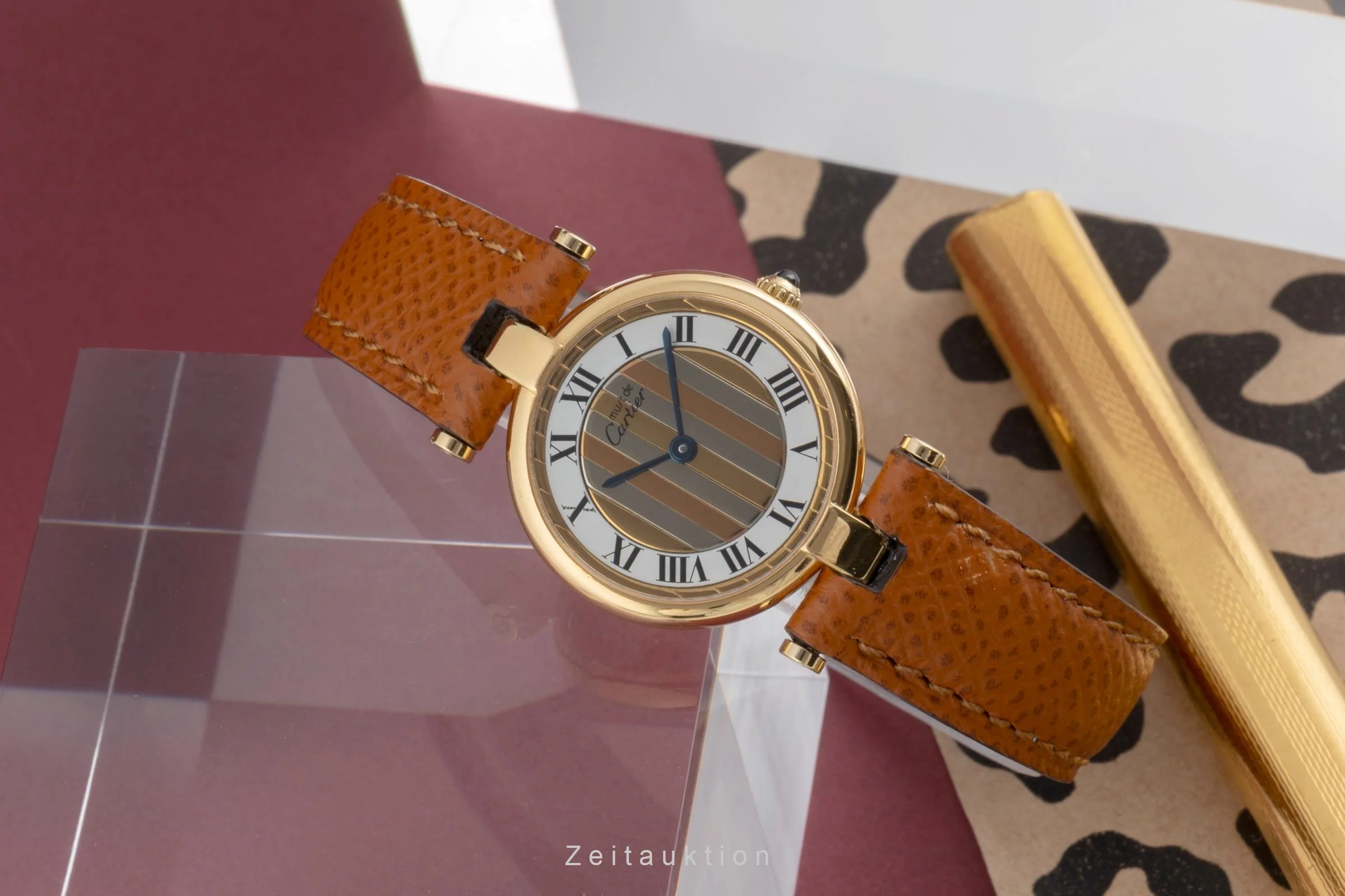 Cartier Vendome silver-gilt quartz women's watch 84978213  [2503759] - Image 3