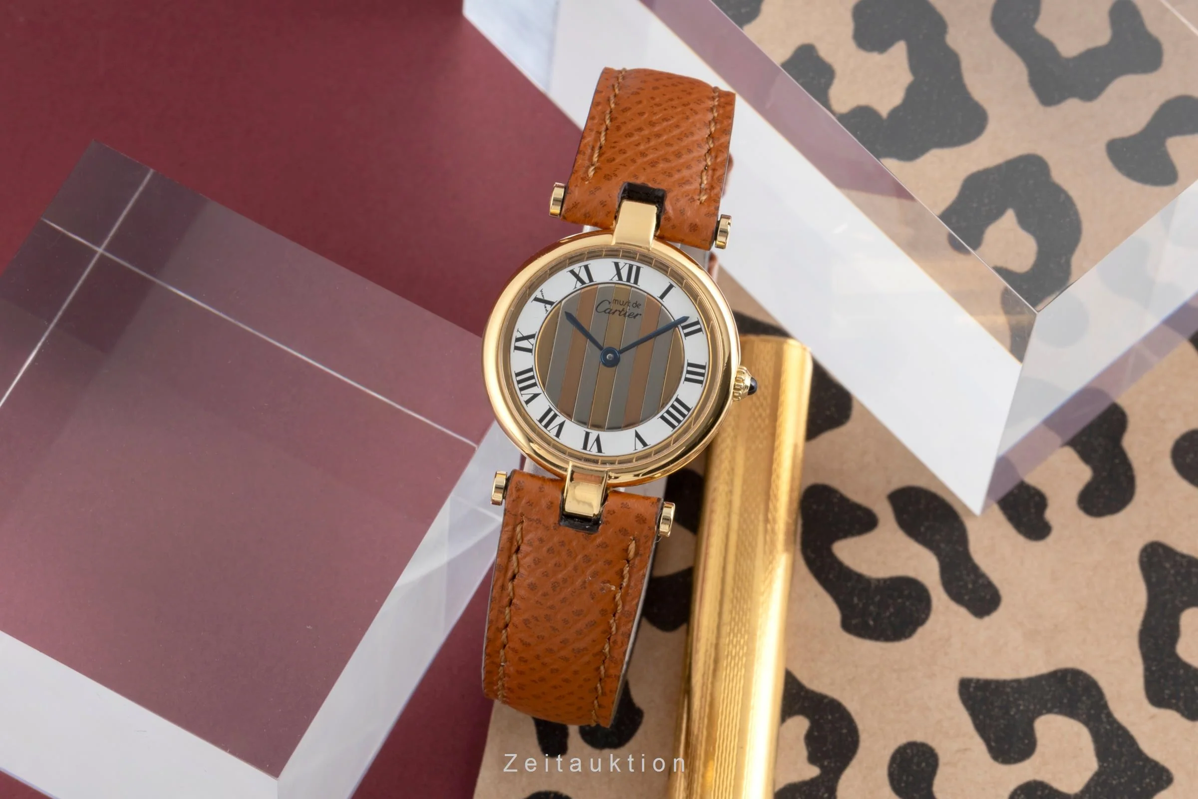 Cartier Vendome silver-gilt quartz women's watch 84978213  [2503759] - Image 4