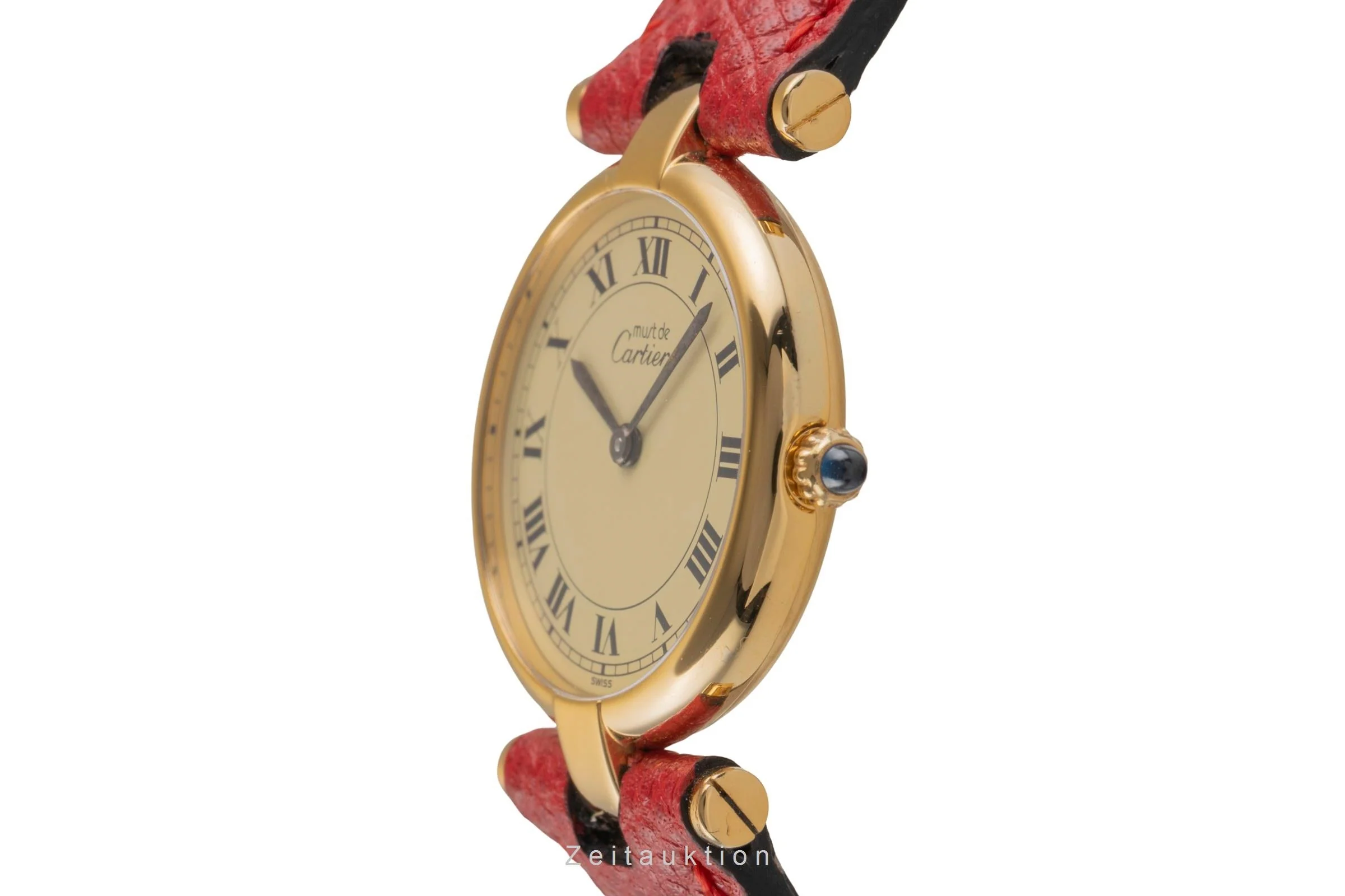 Cartier Vendome silver-gilt quartz women's watch 84978213  [2503974] - Image 7