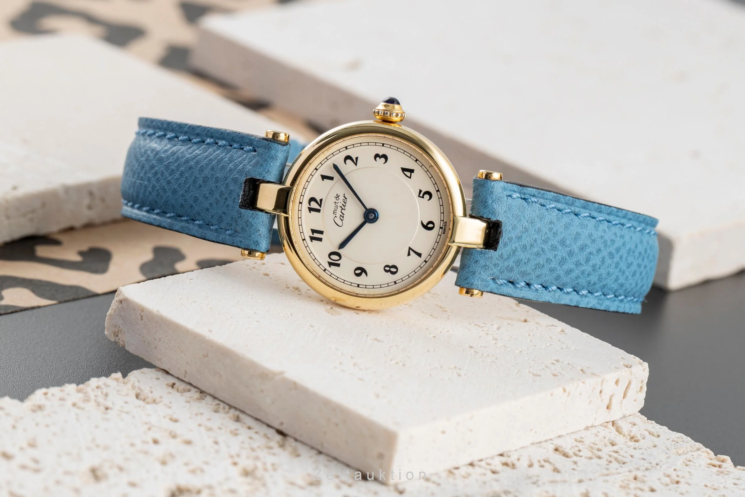 Cartier Vendome silver-gilt quartz women's watch W1002354, 590004  [2504756] - Image 3