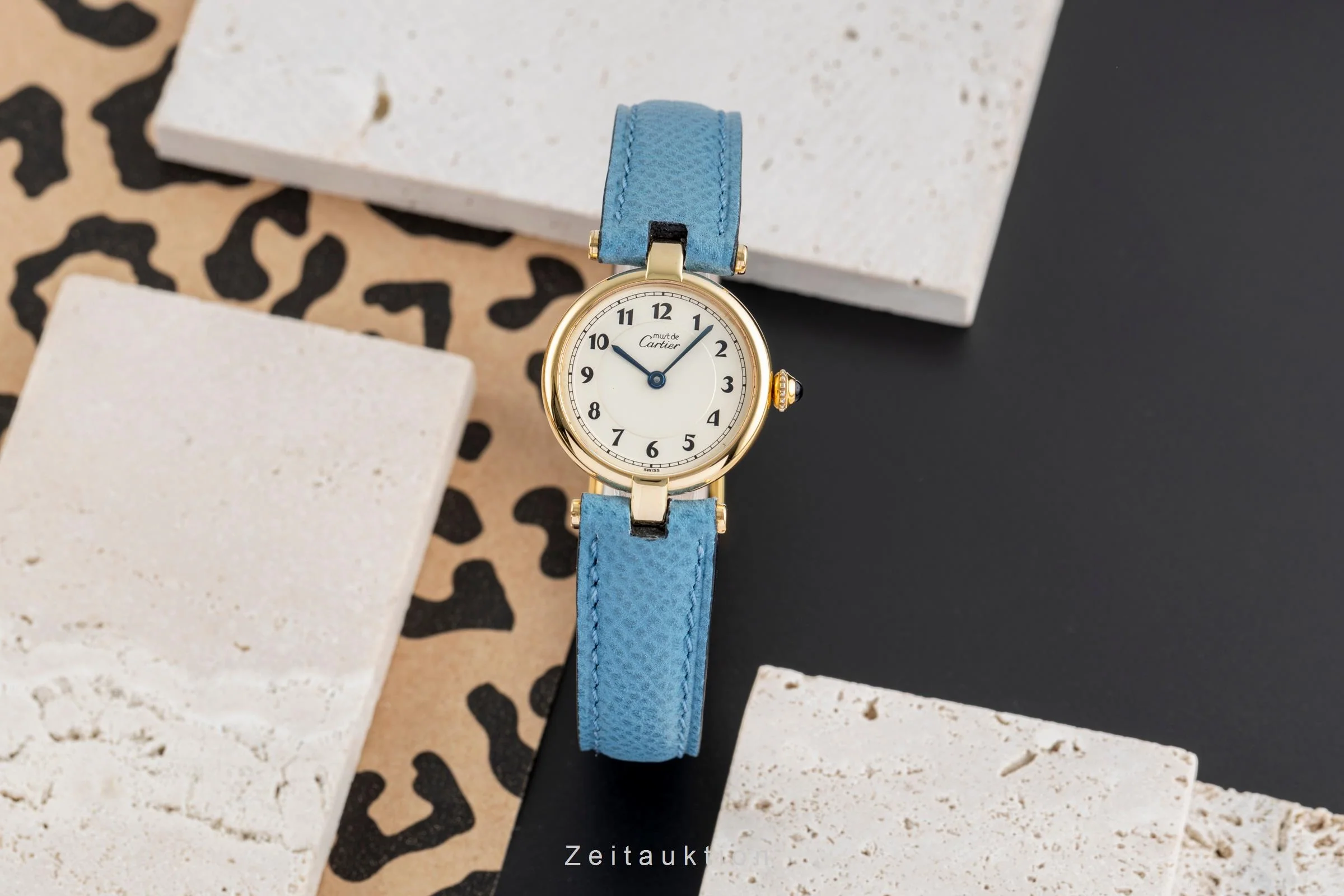 Cartier Vendome silver-gilt quartz women's watch W1002354, 590004  [2504756] - Image 4