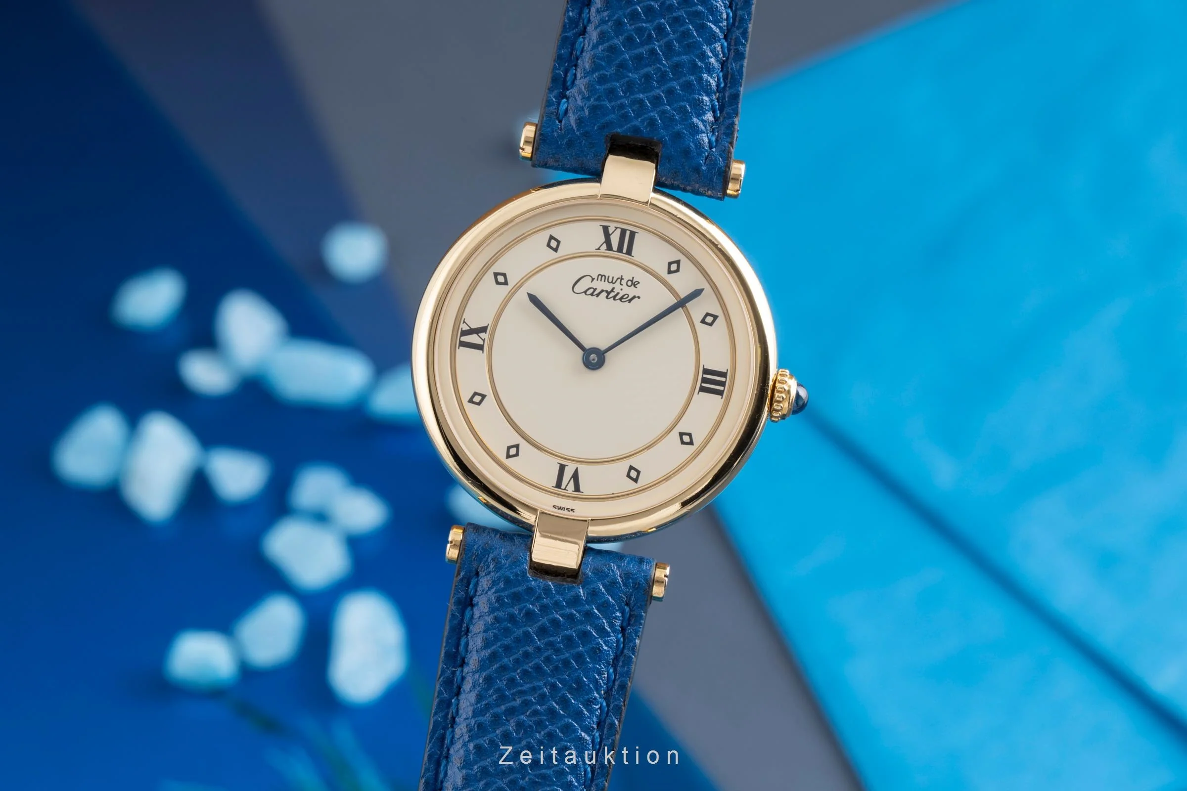 Cartier Vermeil silver-gilt quartz men's watch 590003  [2503001] - Image 2