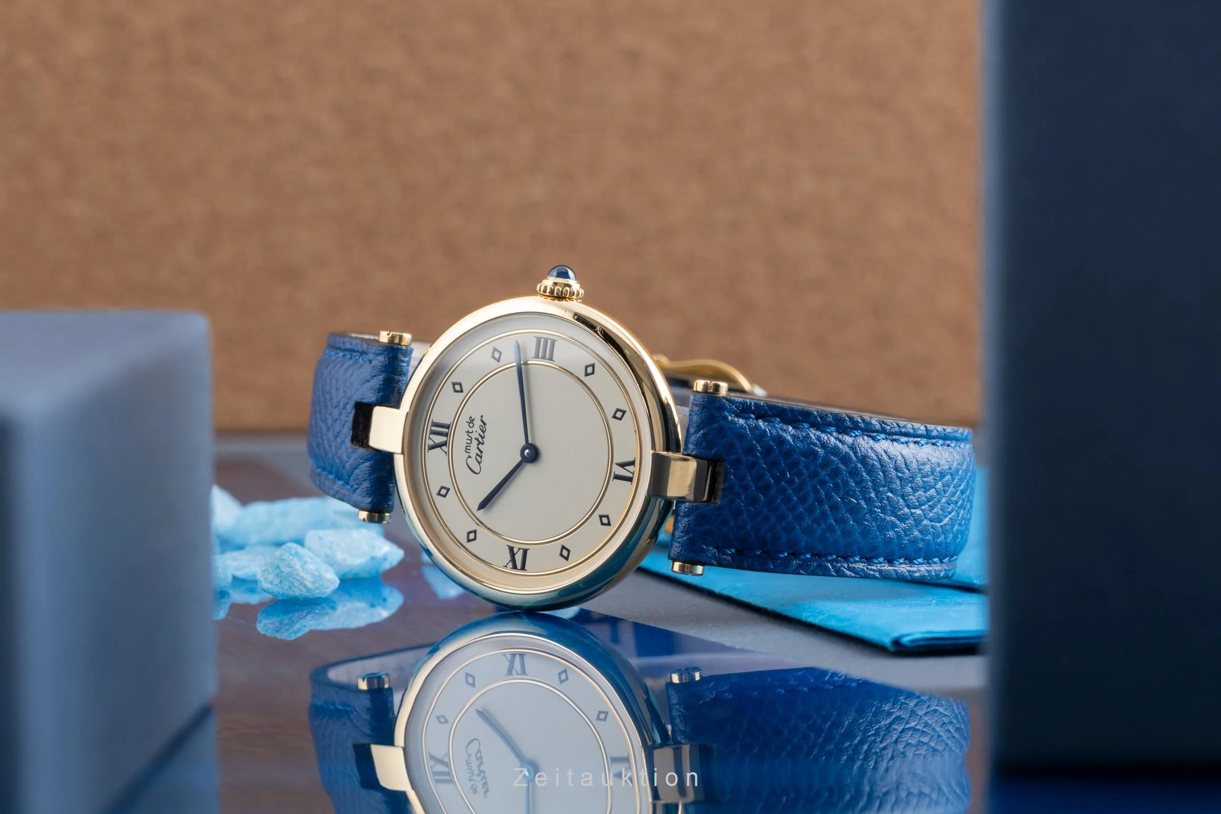 Cartier Vermeil silver-gilt quartz men's watch 590003  [2503001] - Image 3
