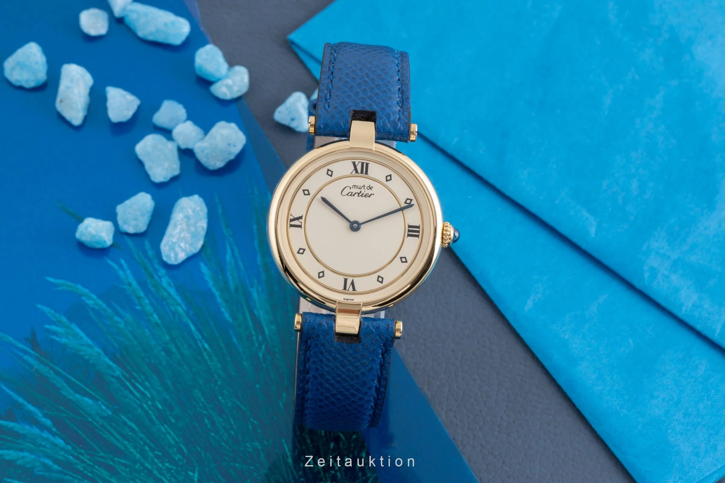 Cartier Vermeil silver-gilt quartz men's watch 590003  [2503001] - Image 4