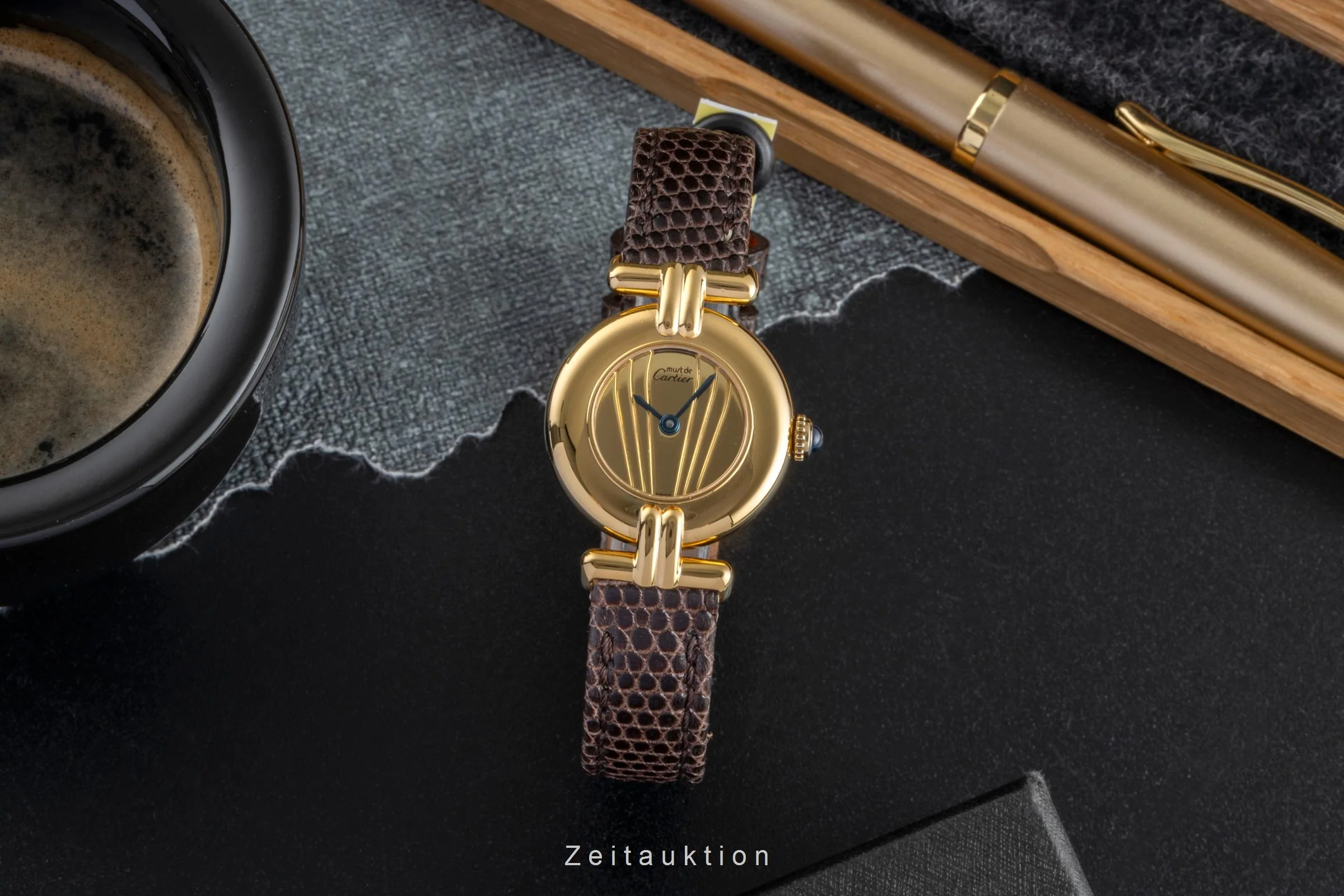 Cartier Vermeil silver-gilt quartz women's watch 590002  [2506493] - Image 4