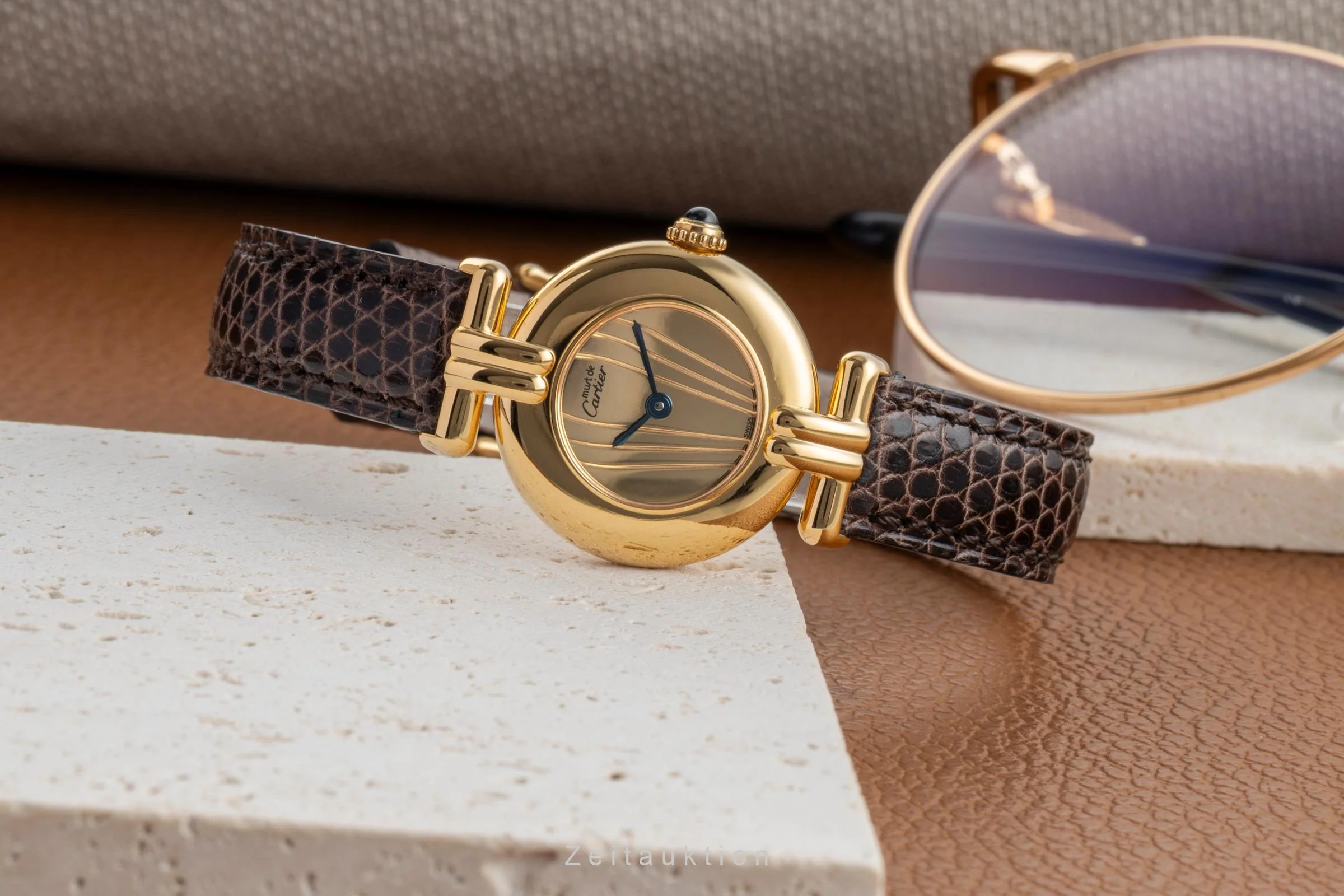 Cartier Vermeil silver-gilt quartz women's watch 590002  [2600715] - Image 3