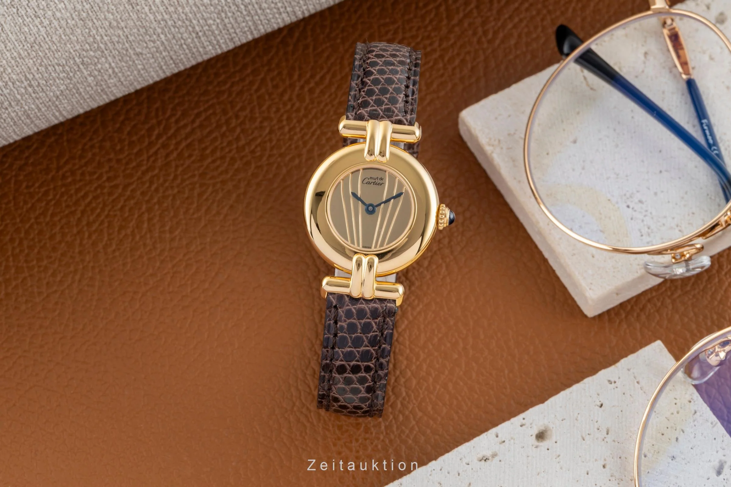 Cartier Vermeil silver-gilt quartz women's watch 590002  [2600715] - Image 4