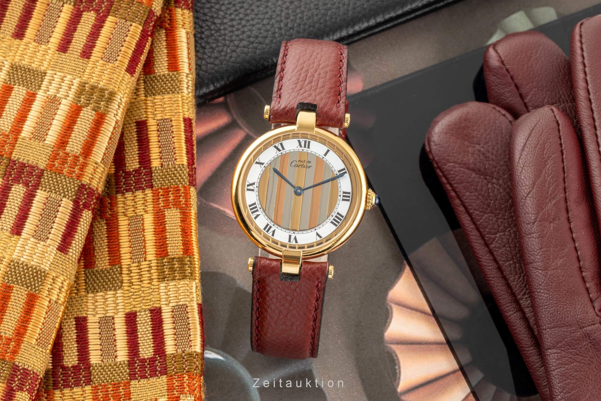 Cartier Vermeil silver-gilt quartz women's watch 590003  [2400526] - Image 3