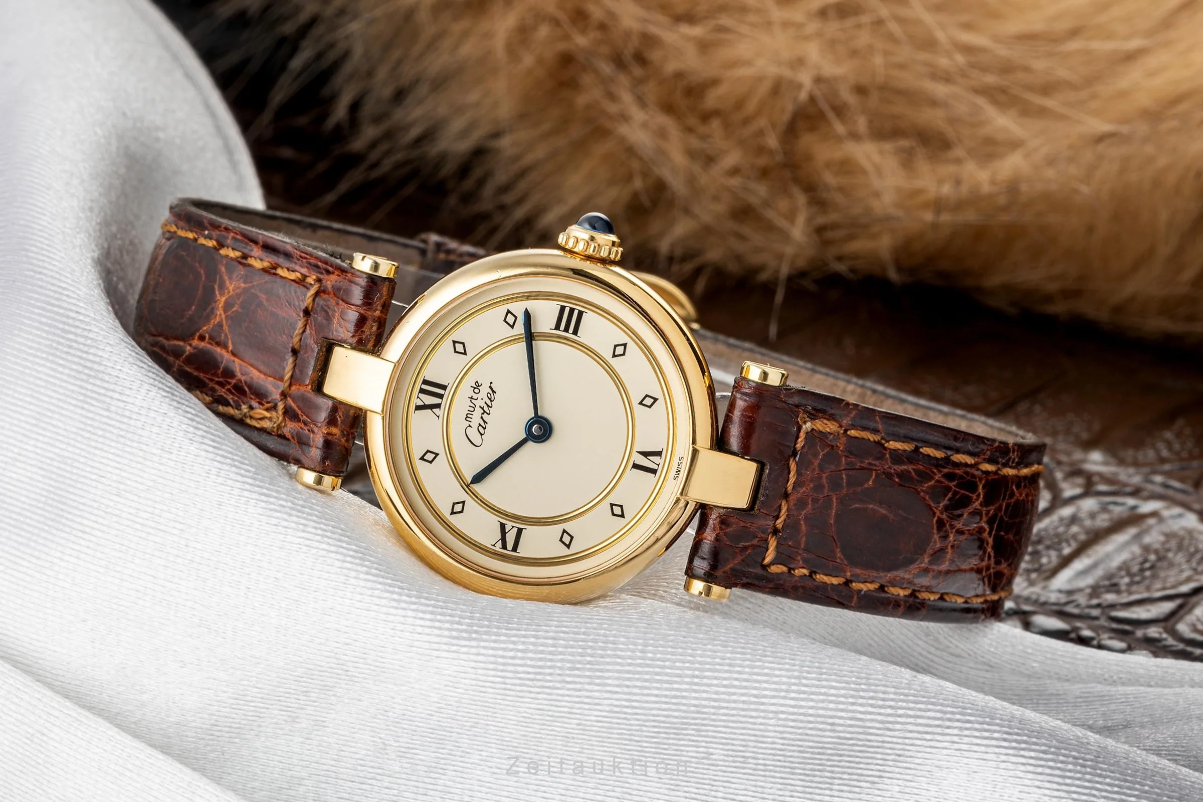 Cartier Vermeil silver-gilt quartz women's watch 590004  [2304576] - Image 2