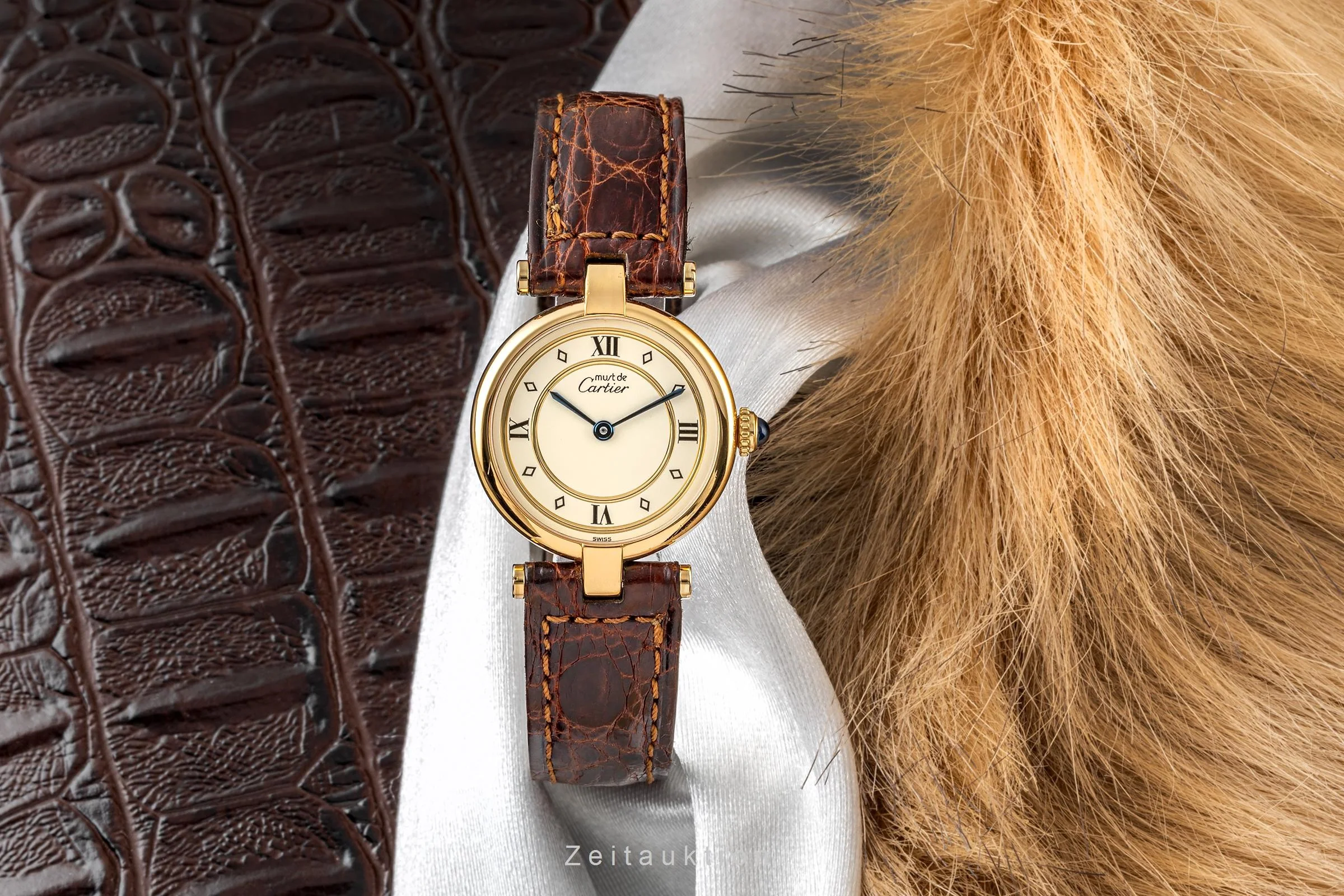 Cartier Vermeil silver-gilt quartz women's watch 590004  [2304576] - Image 3