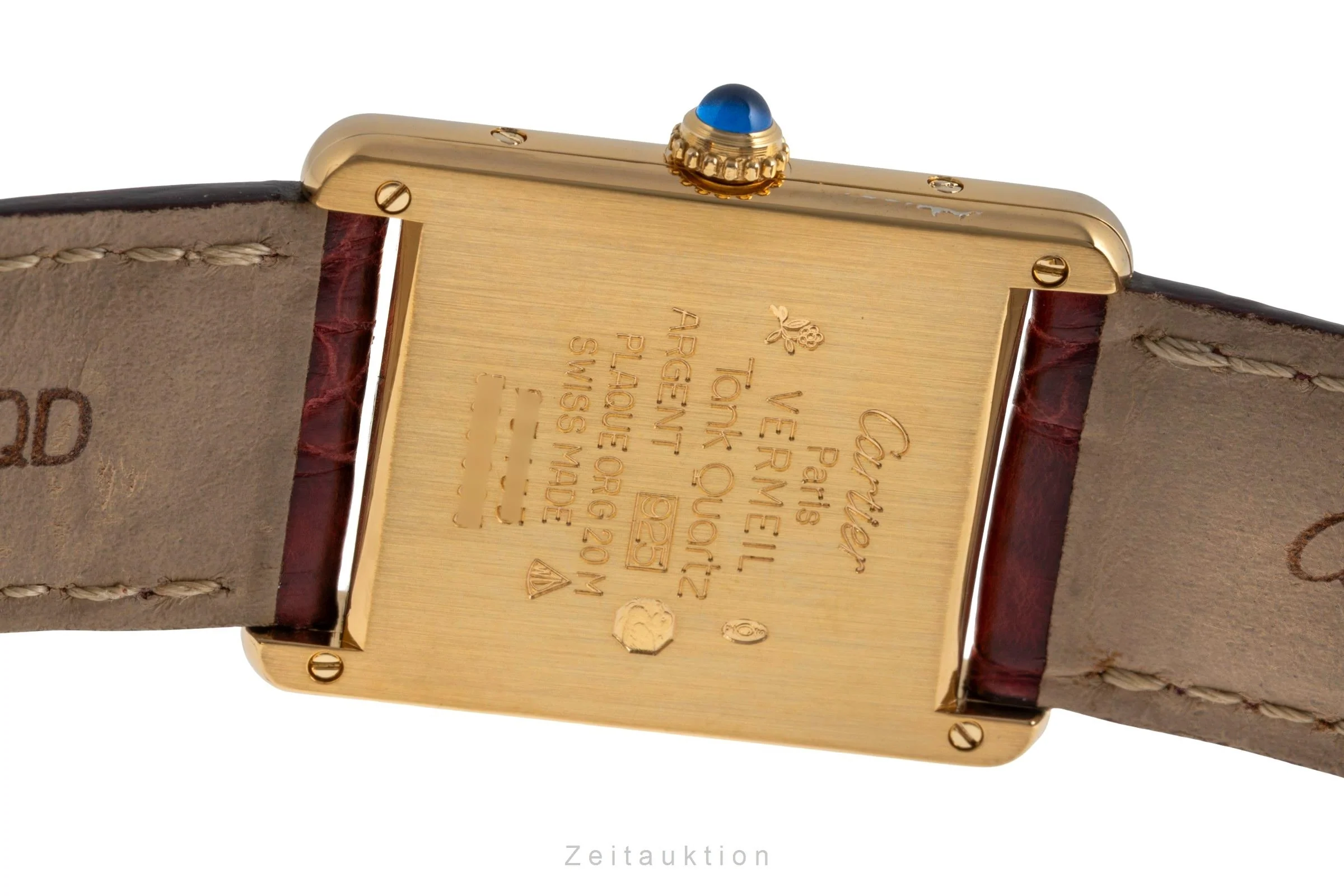 Cartier Vermeil silver-gilt quartz women's watch 590005  [2502524] - Image 12