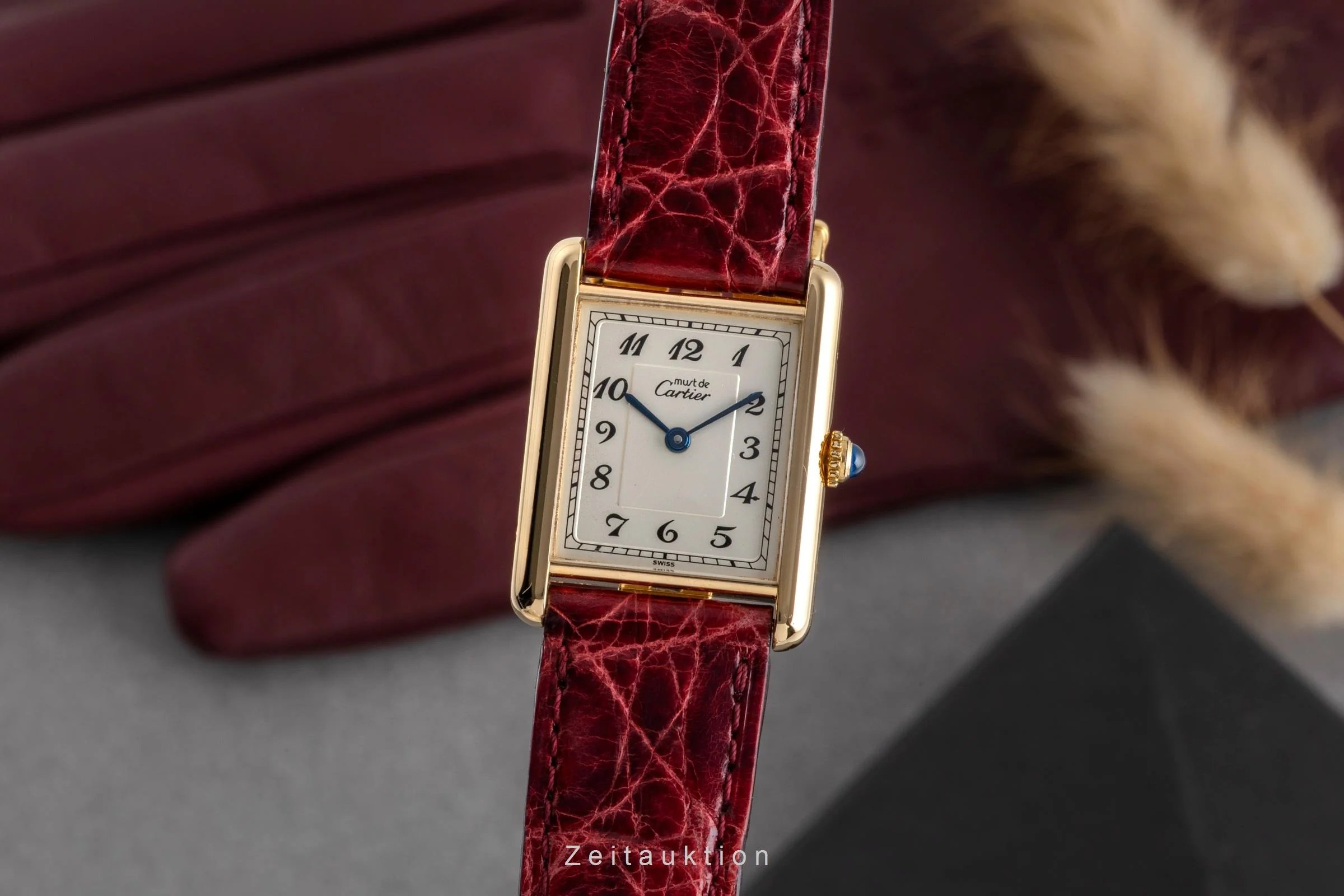 Cartier Vermeil silver-gilt quartz women's watch 590005  [2502524] - Image 2