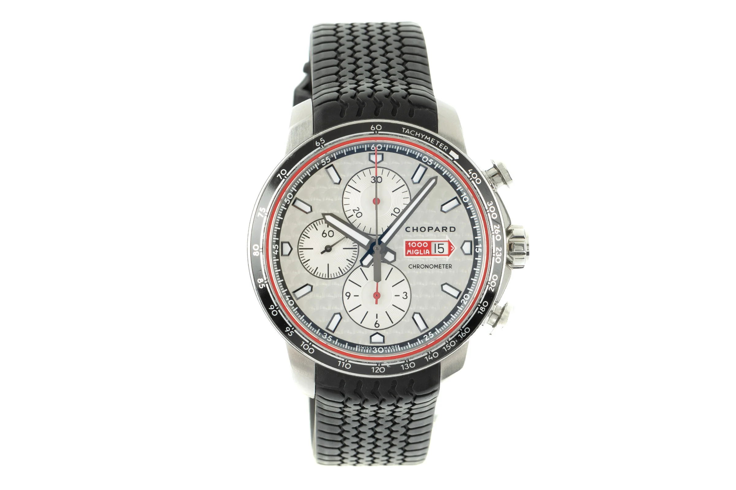 Chopard 1000 Miglia chronograph steel automatic men's watch 168571-3002, 8571 Limited  [2104807] - Image 4