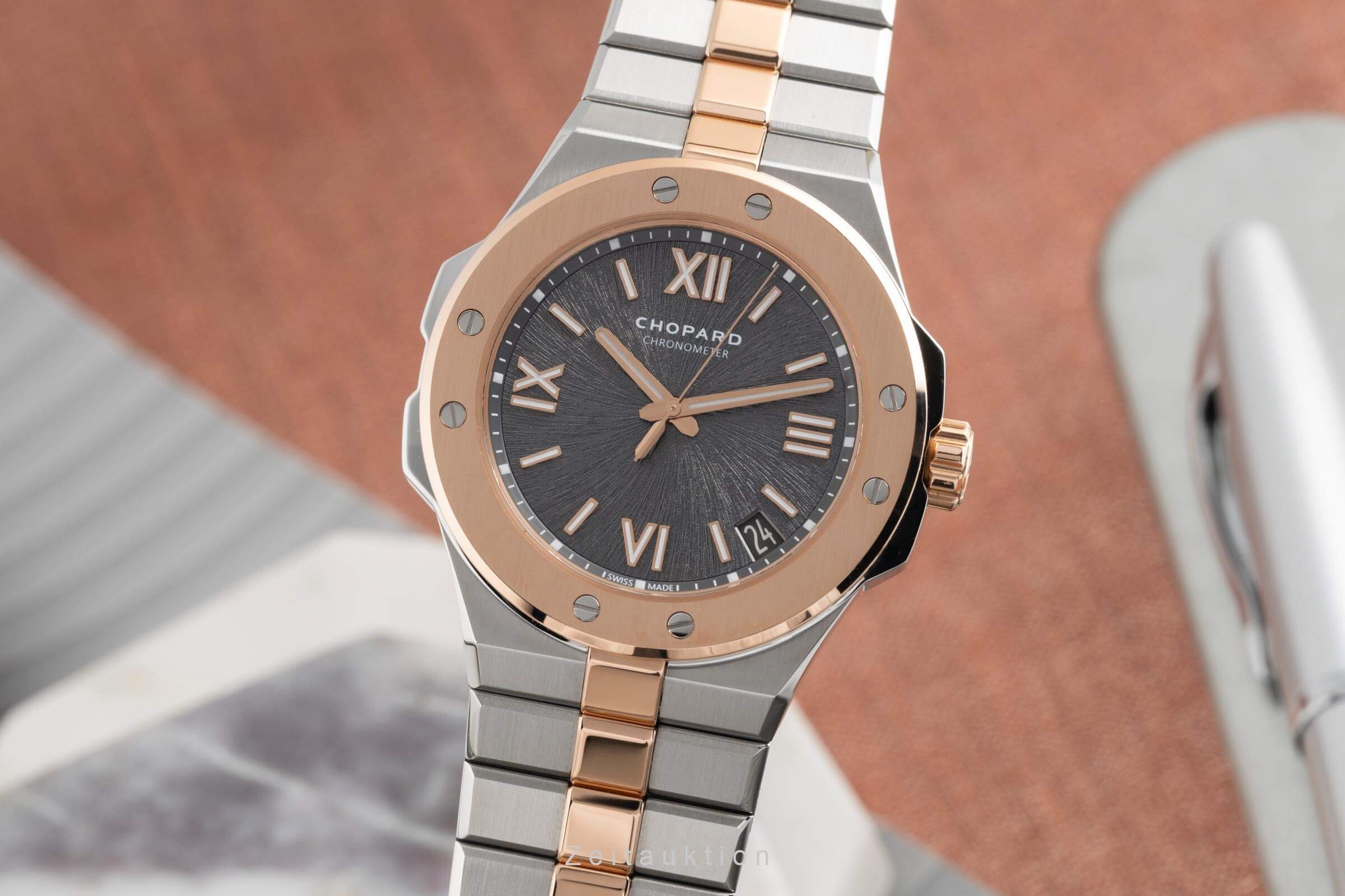 Chopard Alpine Eagle steel / gold automatic men's watch 298600-6001 LP: 26100EUR  [2501672] - Image 2