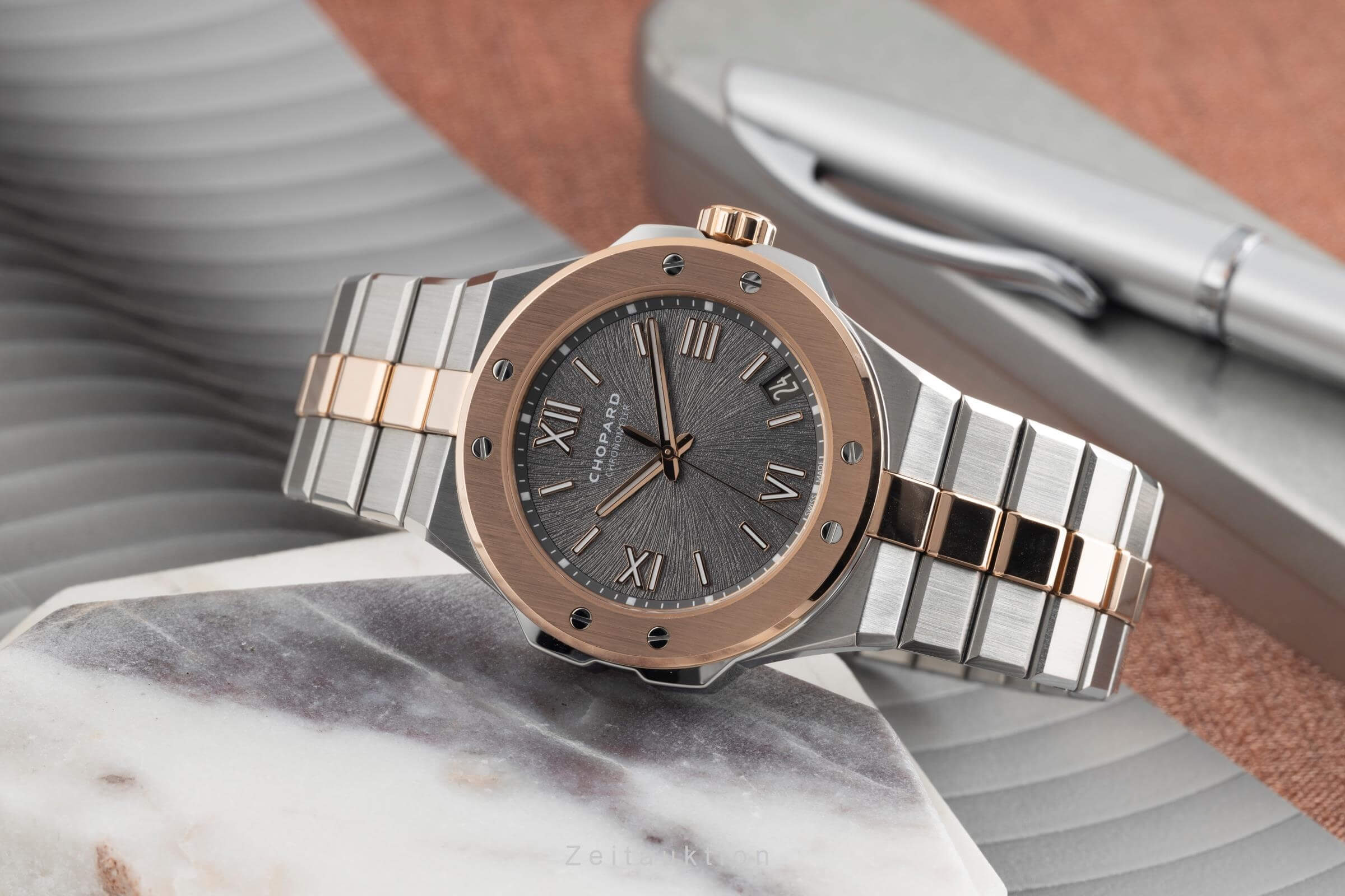 Chopard Alpine Eagle steel / gold automatic men's watch 298600-6001 LP: 26100EUR  [2501672] - Image 3