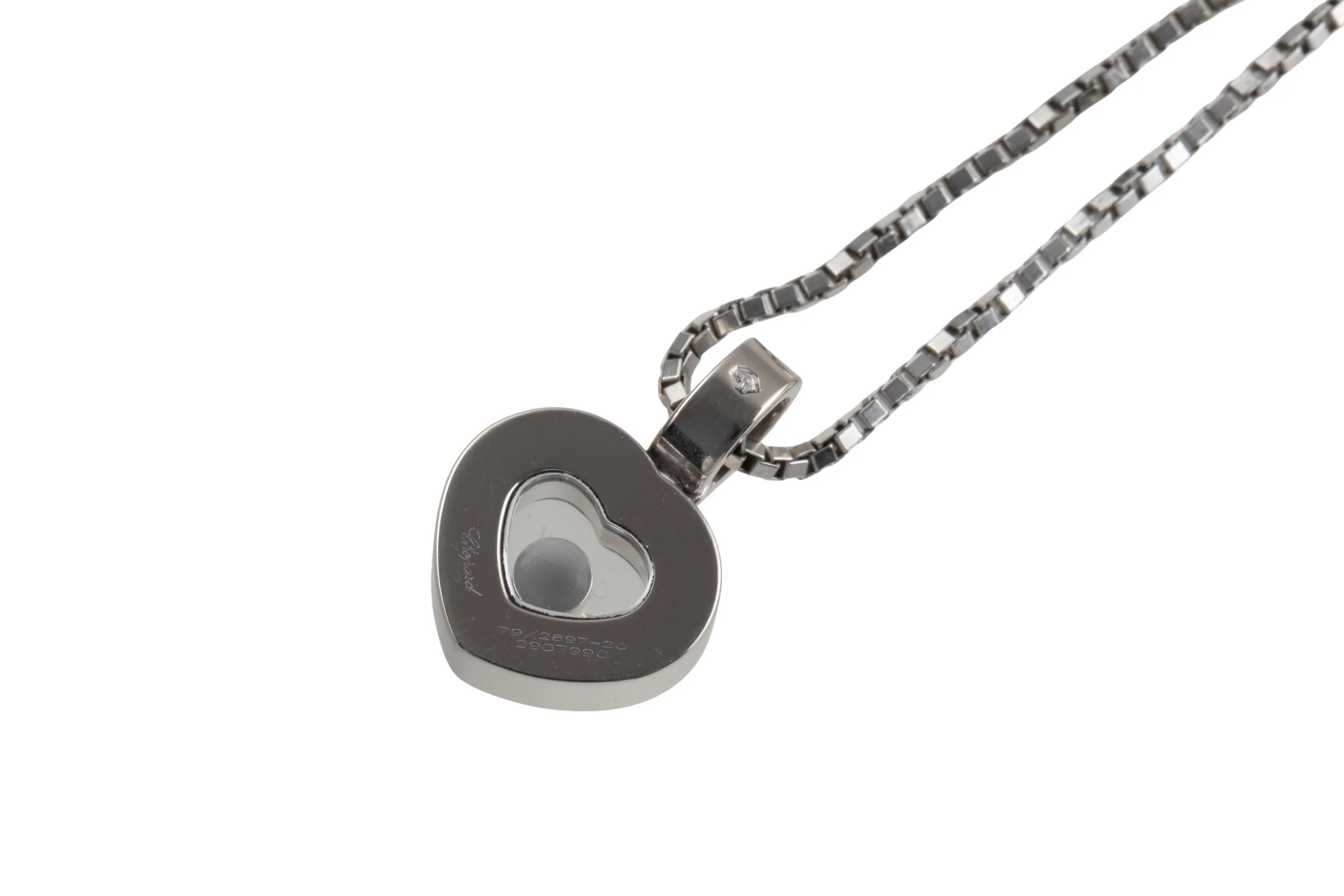 Chopard Happy Heaths Diamonds pendant 18k white gold 79/2897-20 retail price: 2080,- €[KL26001] - Image 7