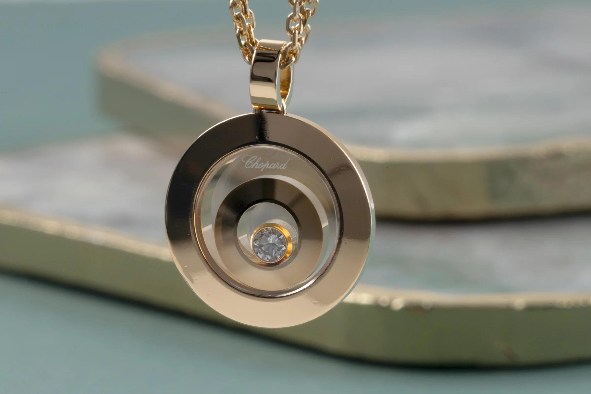 Chopard Happy Spirit necklace pendant 18 karat gold Diamond 79/5405-29 Price: 4670,- € [KL26002] - Image 2