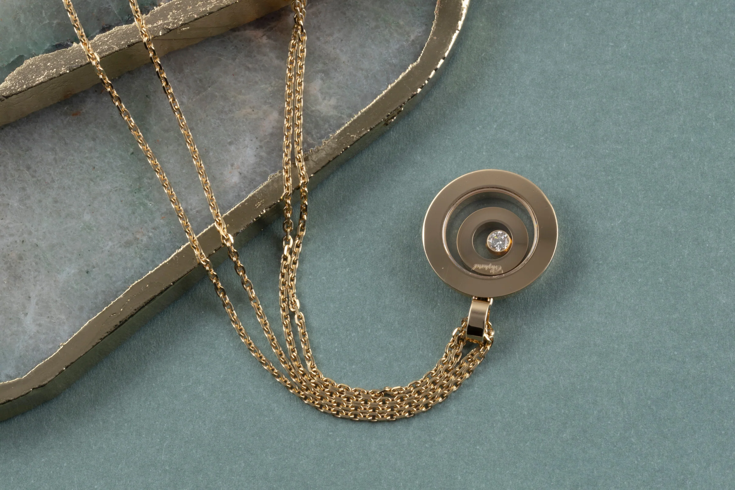 Chopard Happy Spirit necklace pendant 18 karat gold Diamond 79/5405-29 Price: 4670,- € [KL26002] - Image 4