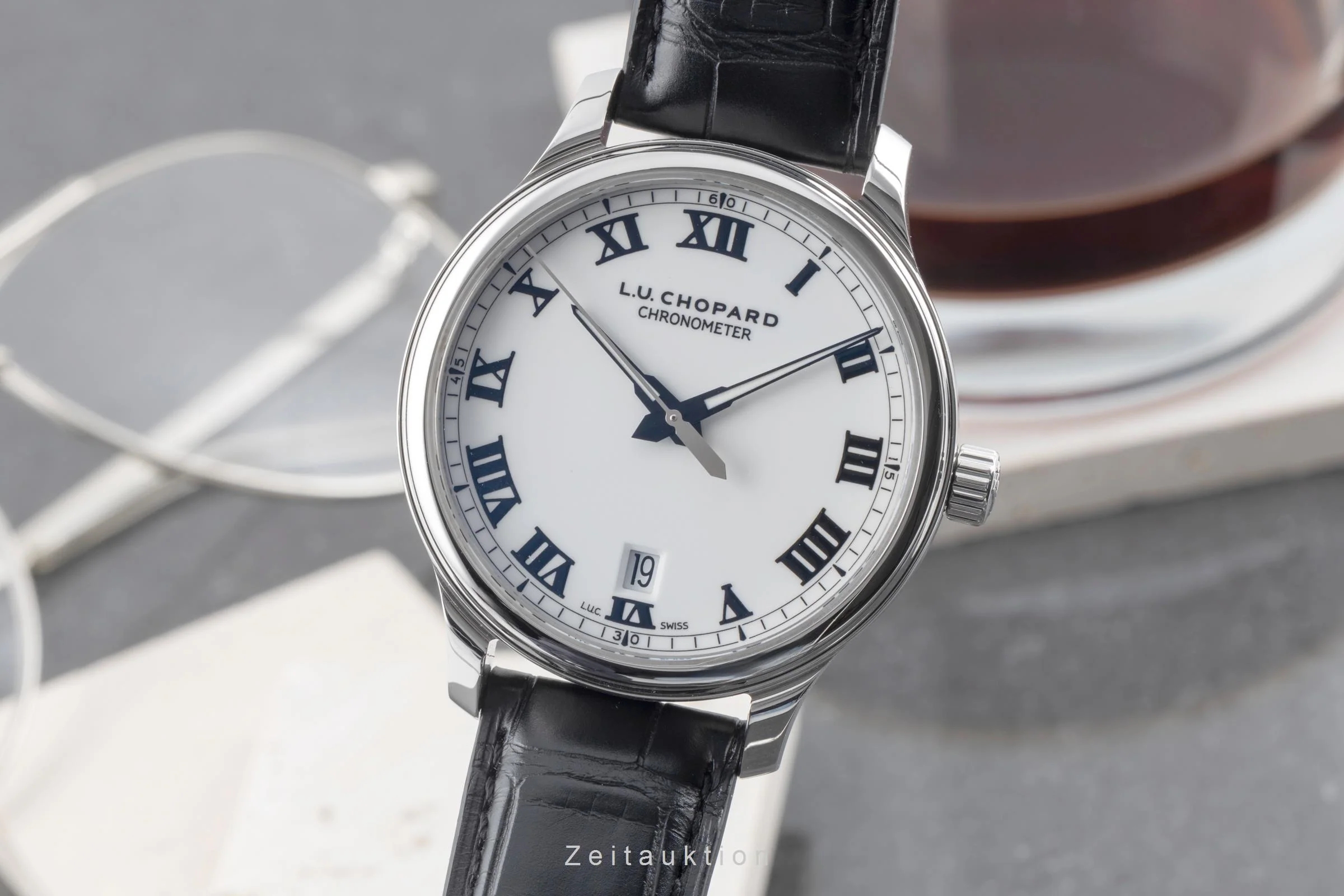 Chopard L.U.C. steel automatic men's watch 138544-3001  [2506031] - Image 2