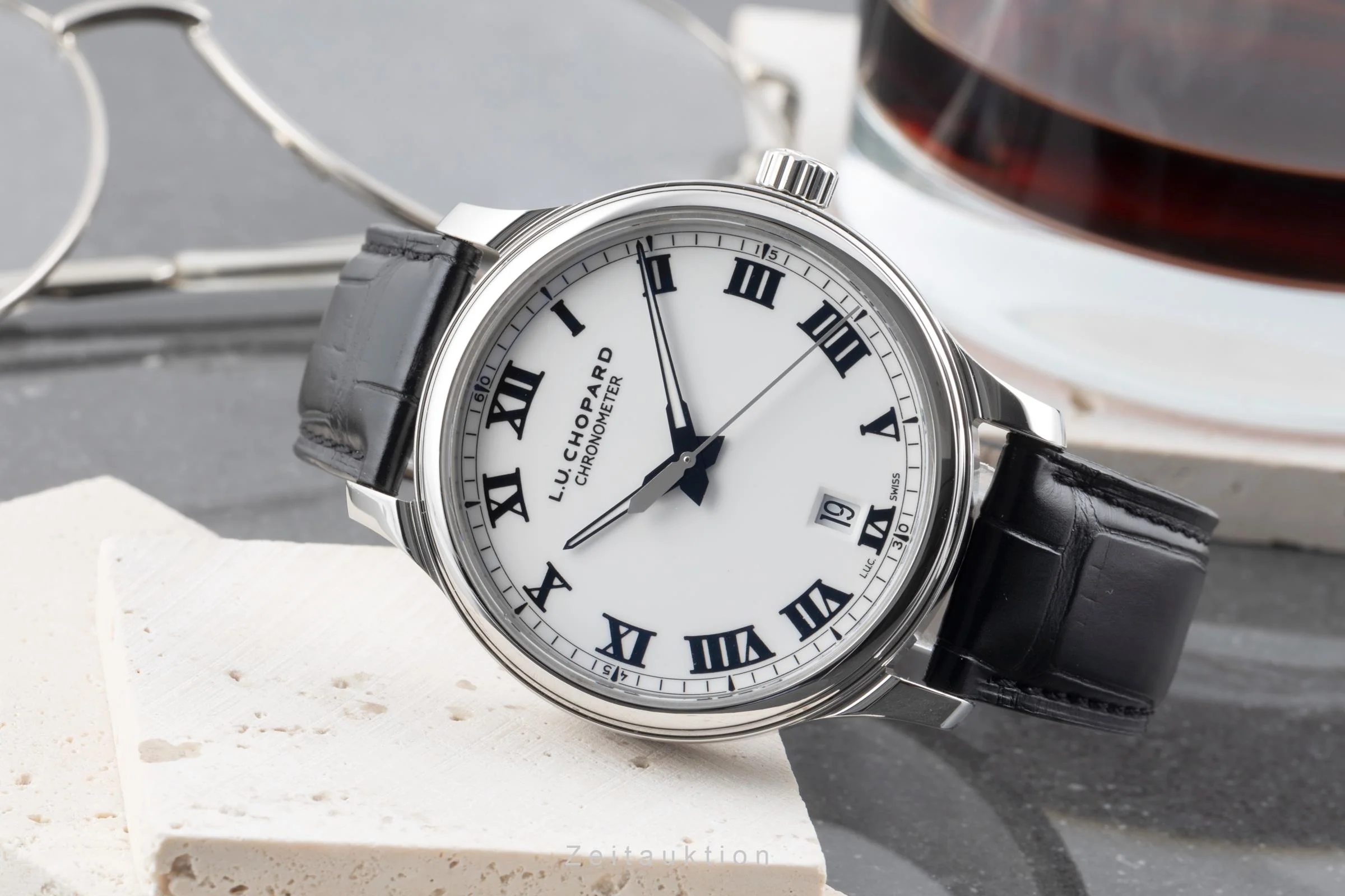 Chopard L.U.C. steel automatic men's watch 138544-3001  [2506031] - Image 3