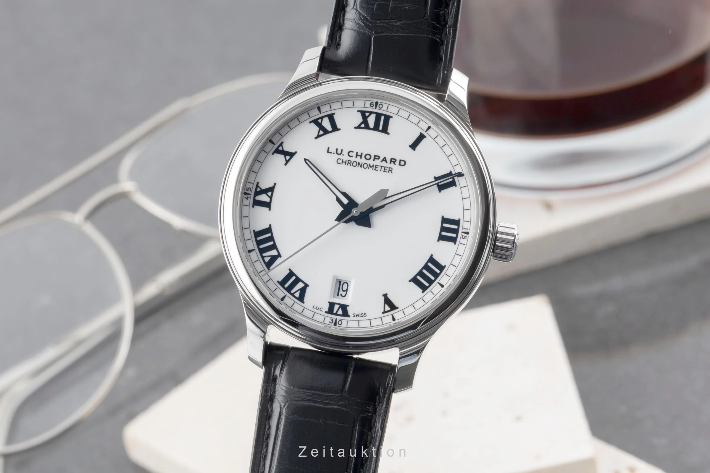 Chopard L.U.C. steel automatic men's watch 138544-3001  [2506031] - Image 4