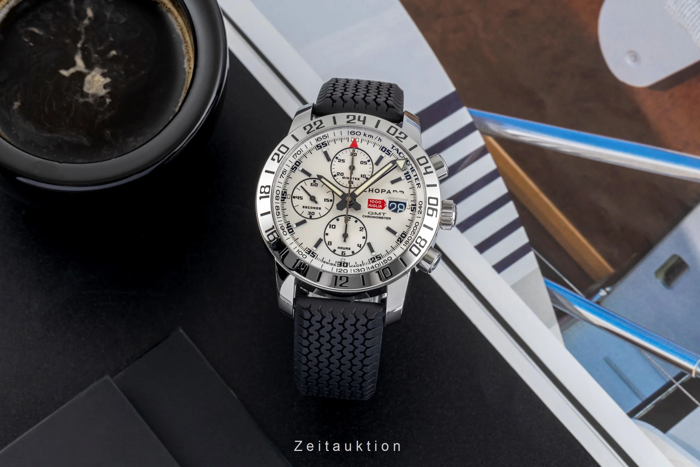 Chopard Mille Miglia chronograph steel automatic men's watch 16/8992/3  [2504384] - Image 4