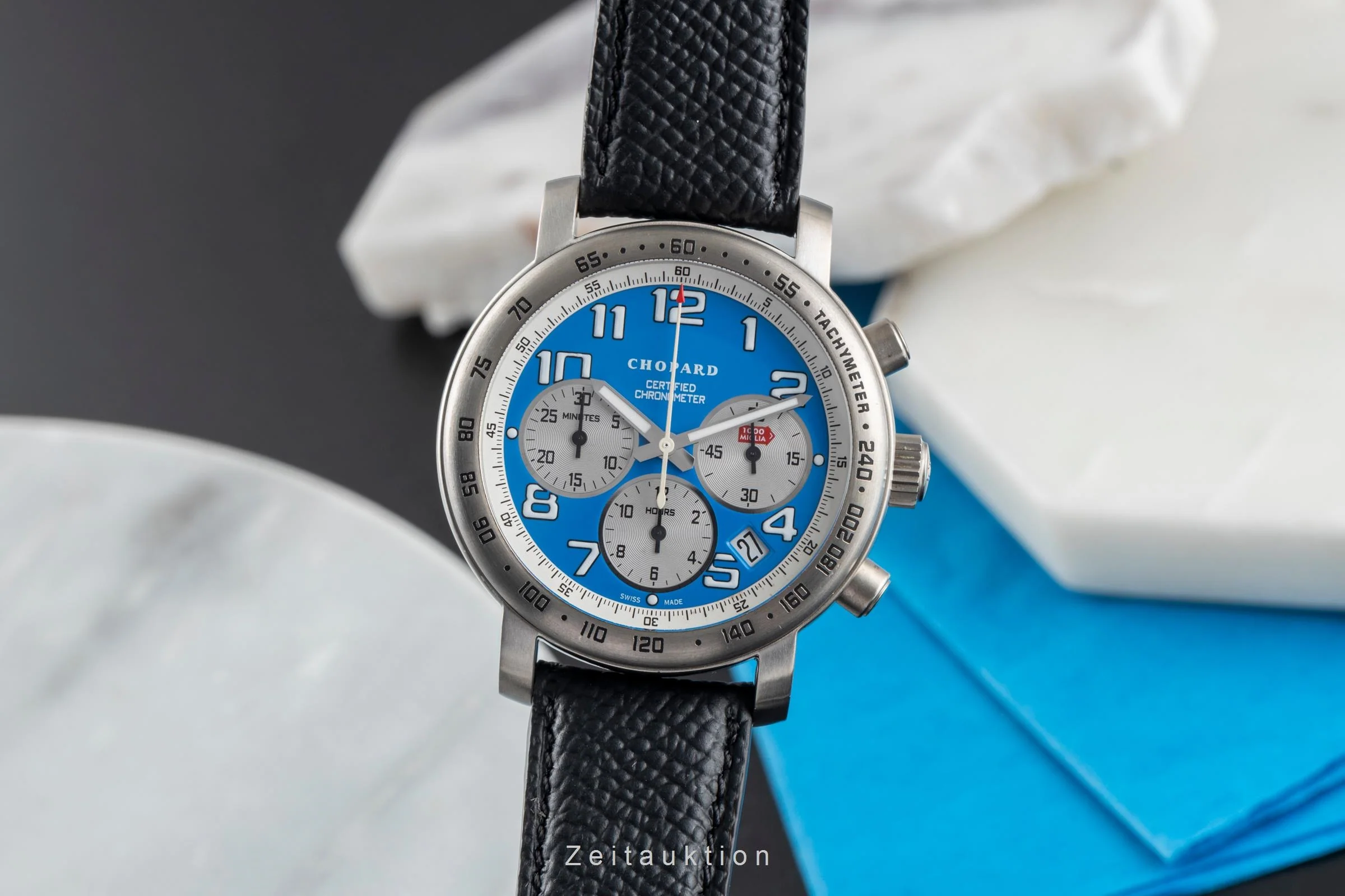 Chopard Mille Miglia chronograph titanium automatic men's watch 16/8915/103 Limited  [2501939] - Image 4