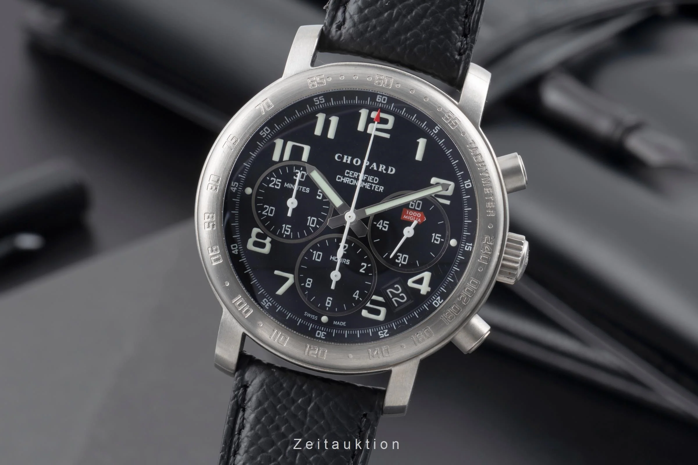 Chopard Mille Miglia chronograph titanium automatic men's watch 16/8915 Limited  [2505650] - Image 2