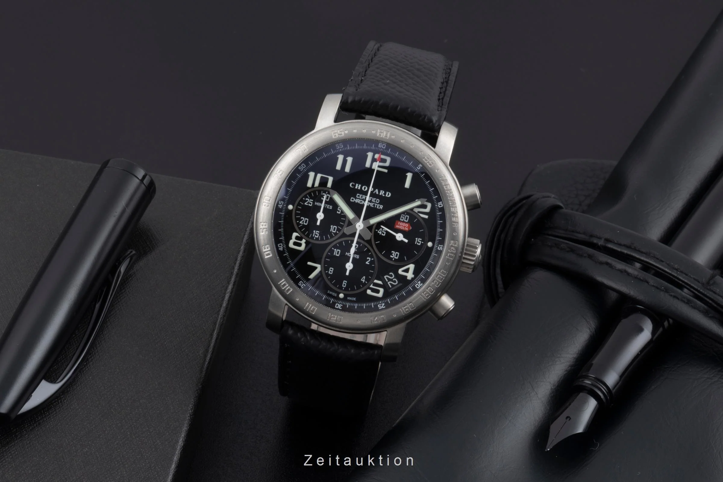 Chopard Mille Miglia chronograph titanium automatic men's watch 16/8915 Limited  [2505650] - Image 4