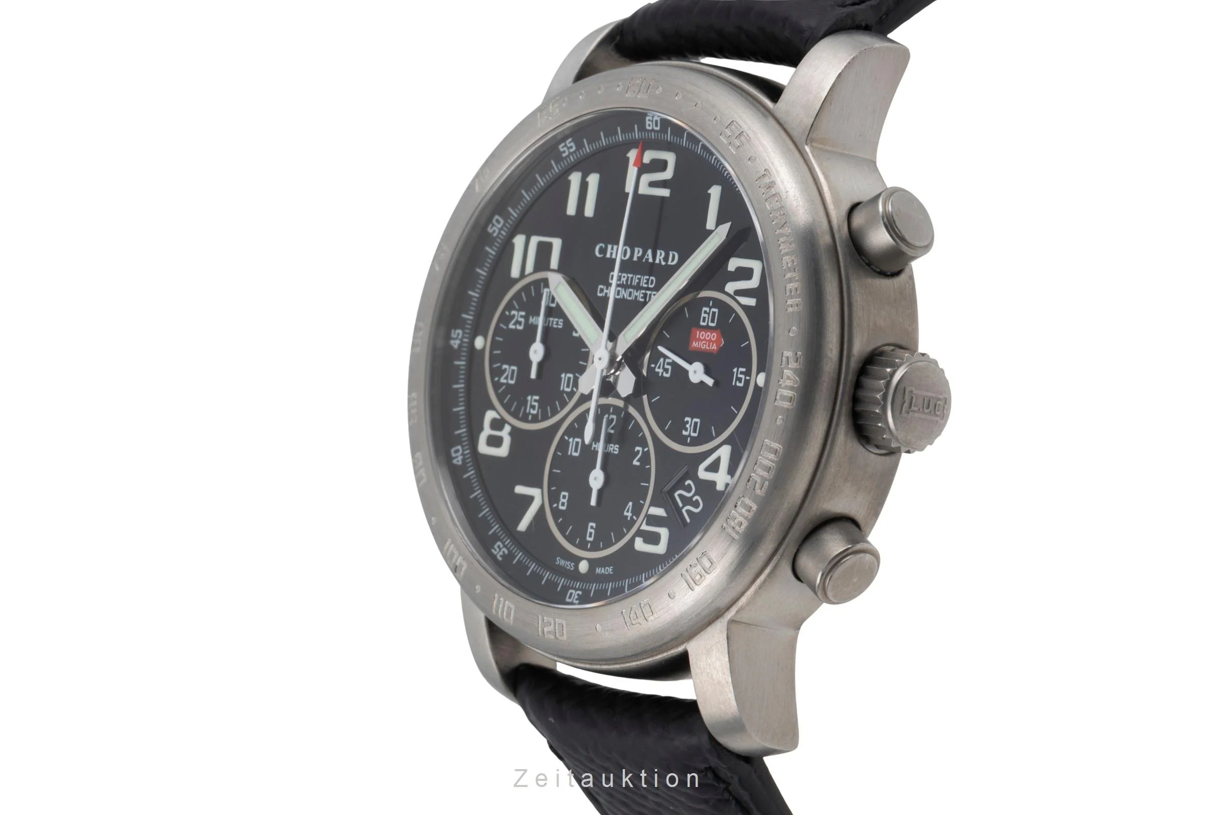 Chopard Mille Miglia chronograph titanium automatic men's watch 16/8915 Limited  [2505650] - Image 7