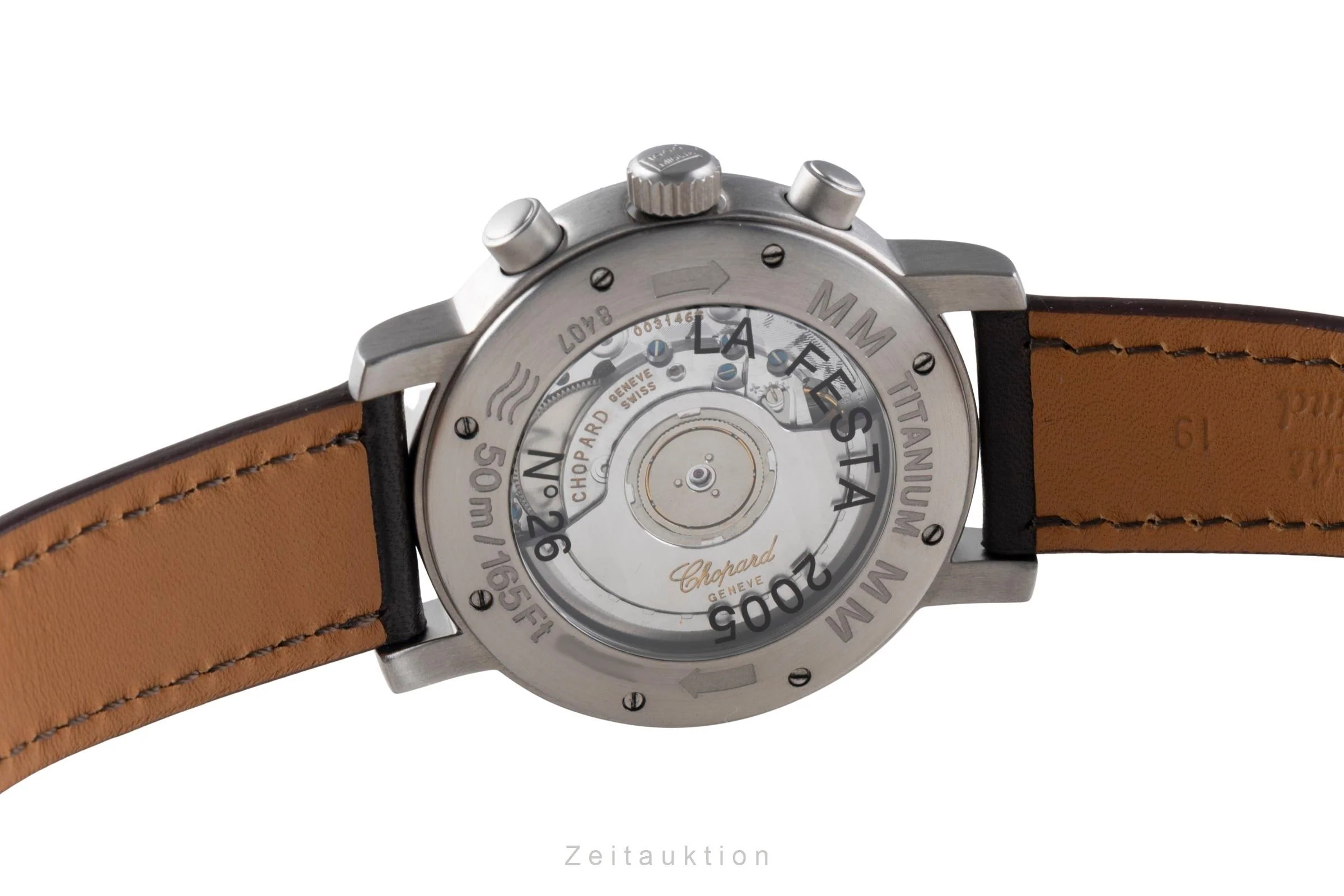 Chopard Mille Miglia chronograph titanium automatic men's watch 8407  [2506110] - Image 12