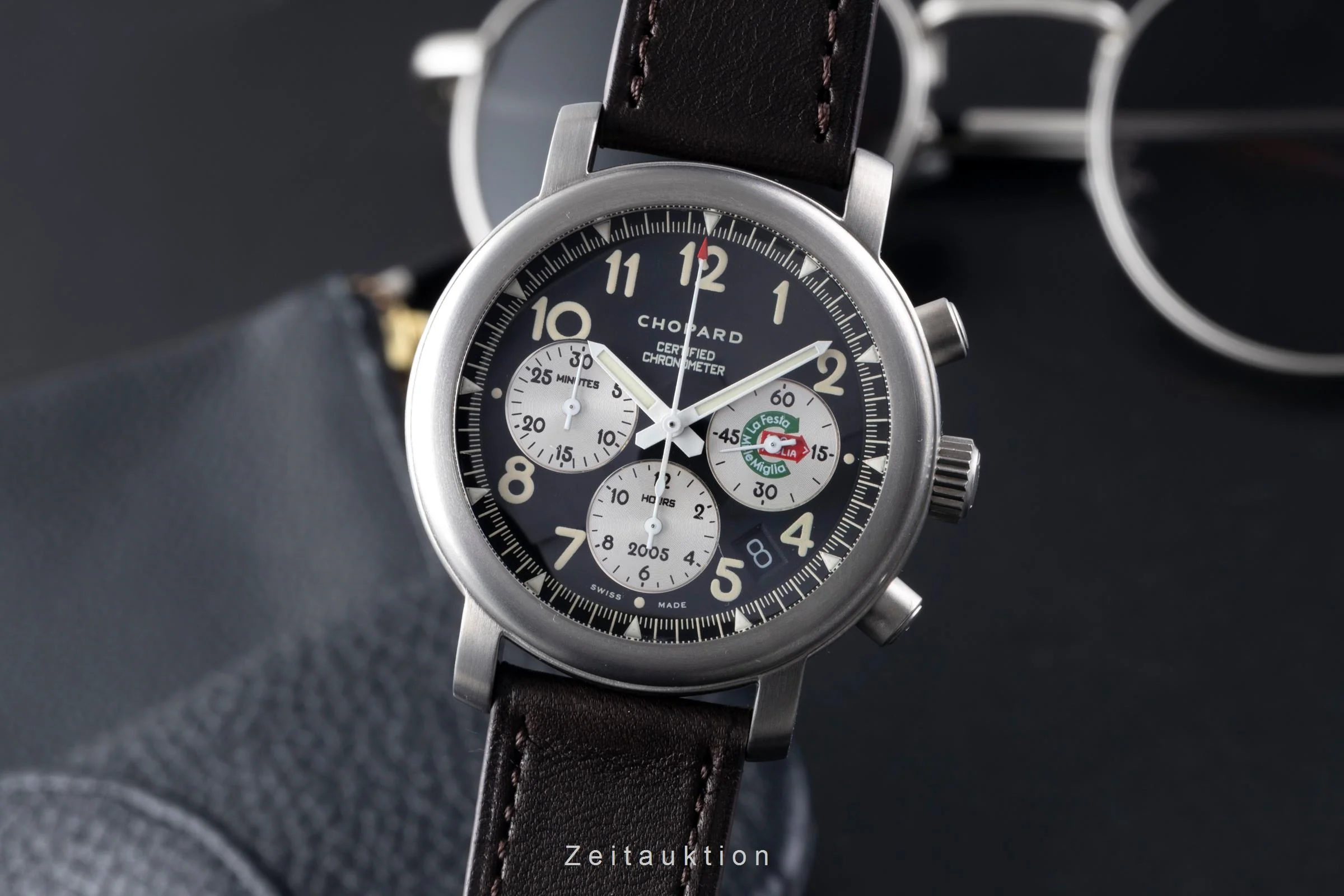 Chopard Mille Miglia chronograph titanium automatic men's watch 8407  [2506110] - Image 2
