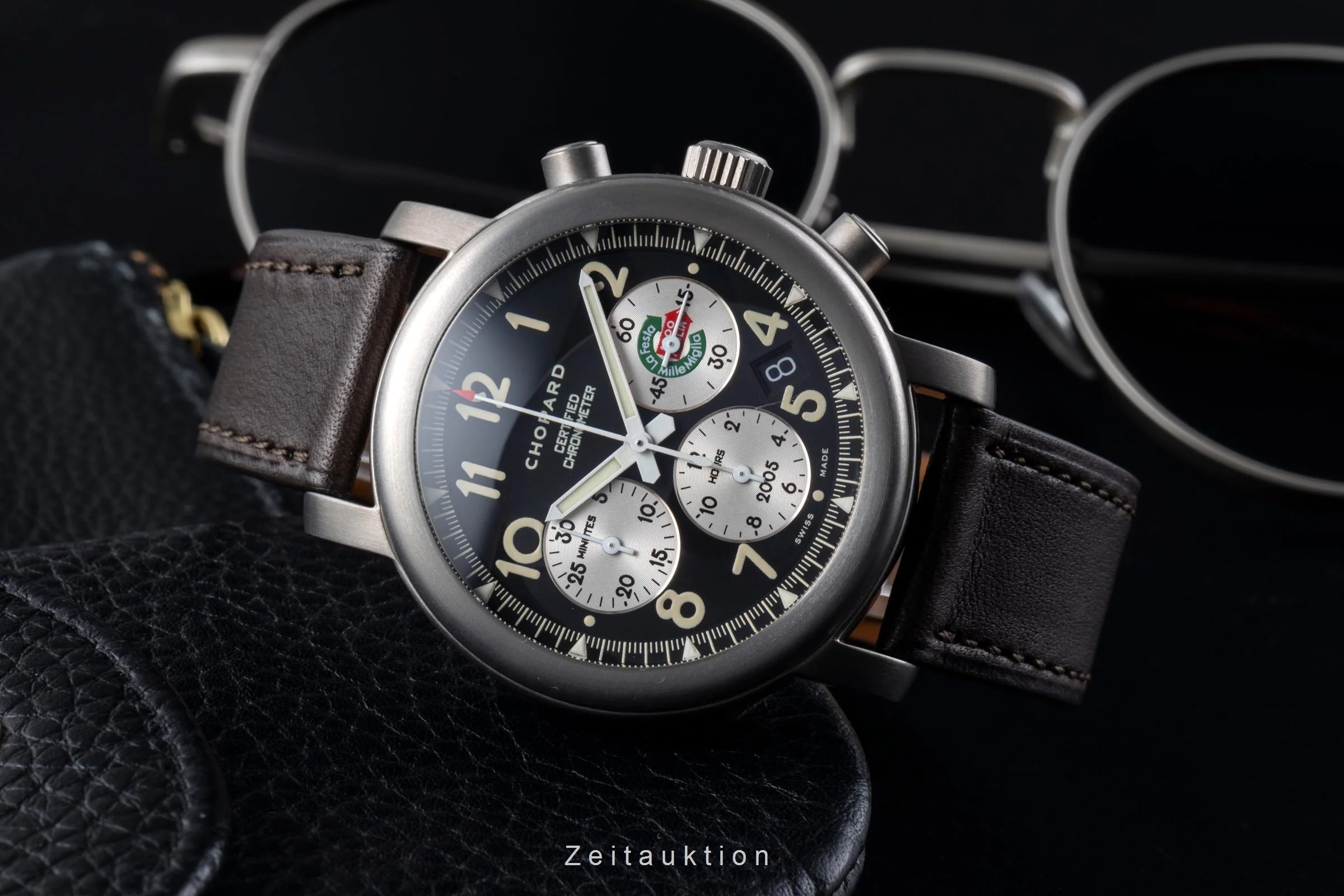 Chopard Mille Miglia chronograph titanium automatic men's watch 8407  [2506110] - Image 3